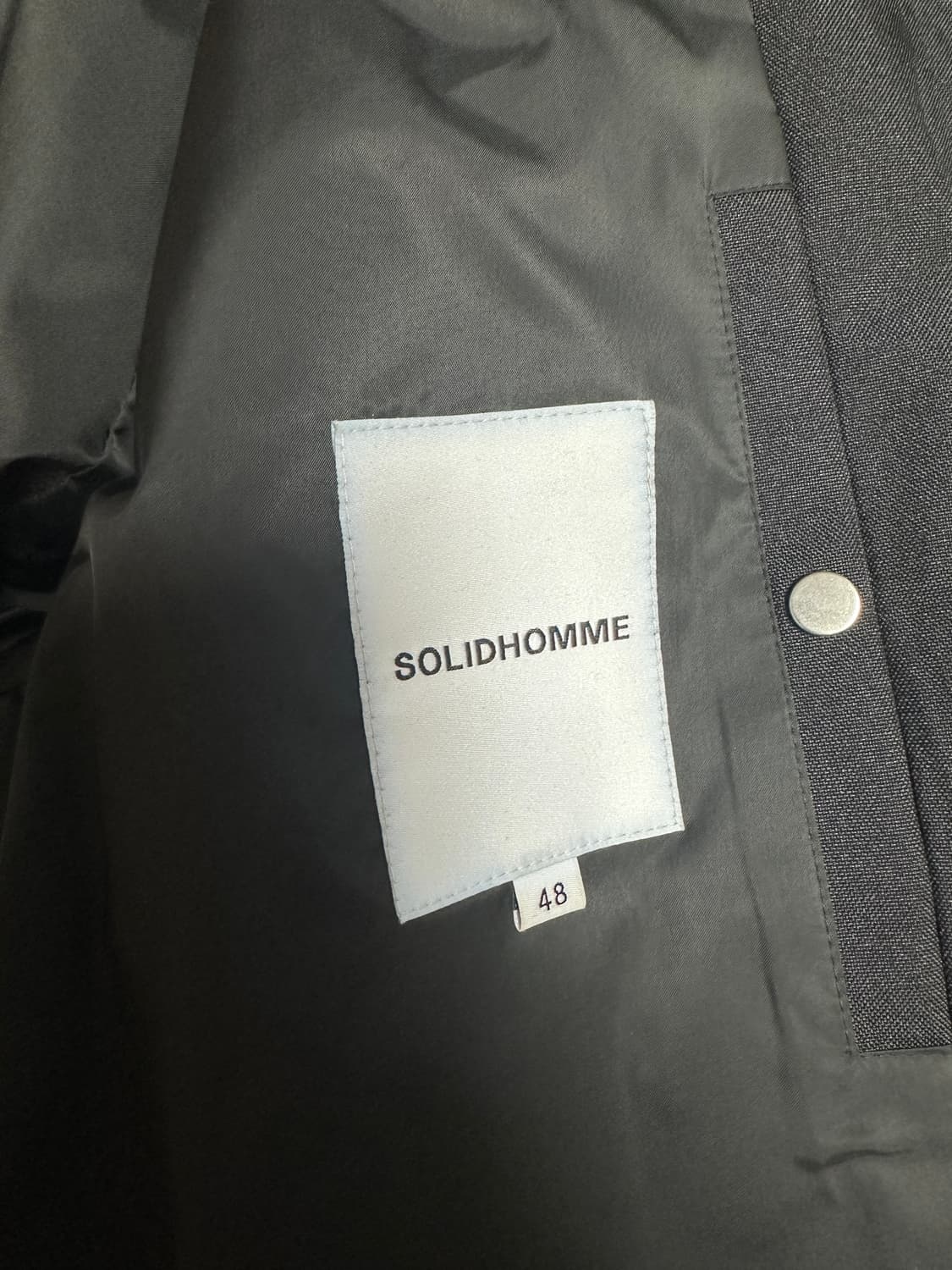 솔리드옴므 쉘파카 블랙 48 사이즈 명작 시즌 상품이미지4