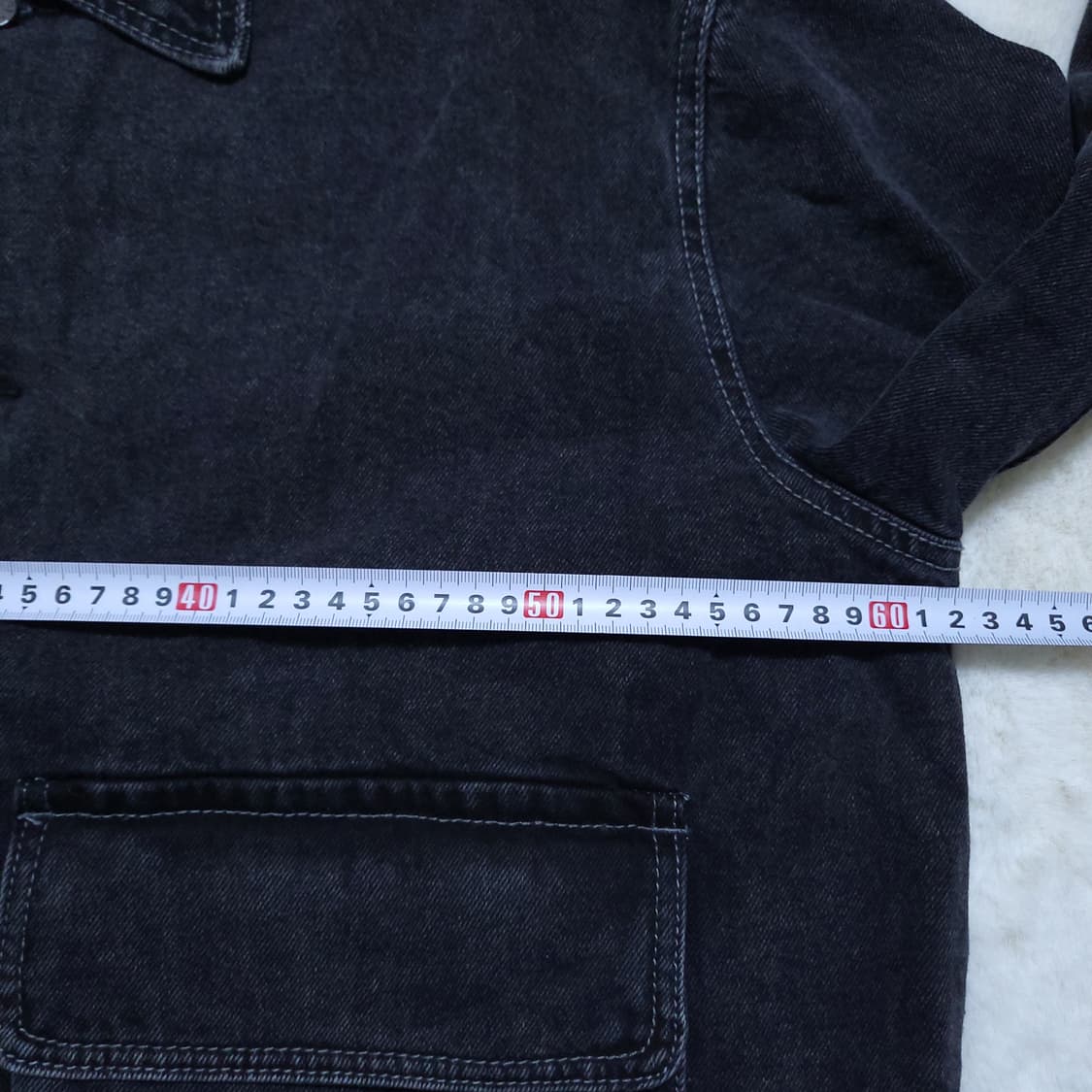 커스텀어클락 남성 데님자켓 L 0310 뽀샤샤 상품이미지4
