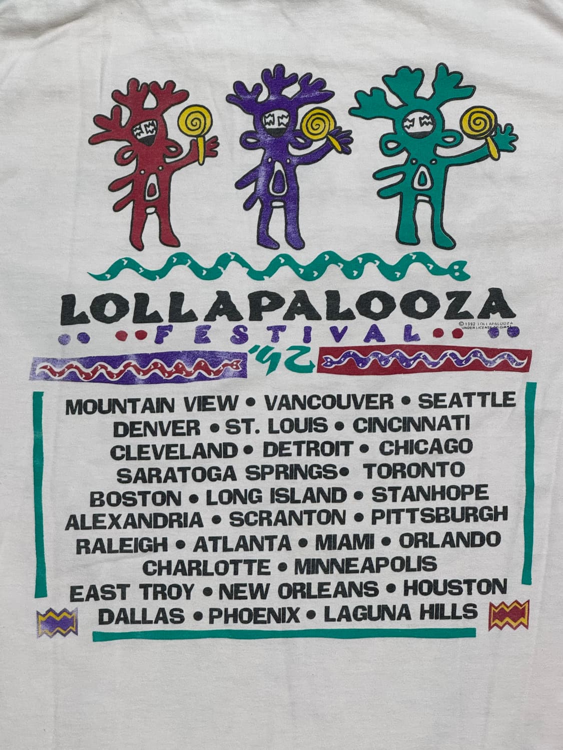1992 Lollapalooza shirt 상품이미지6