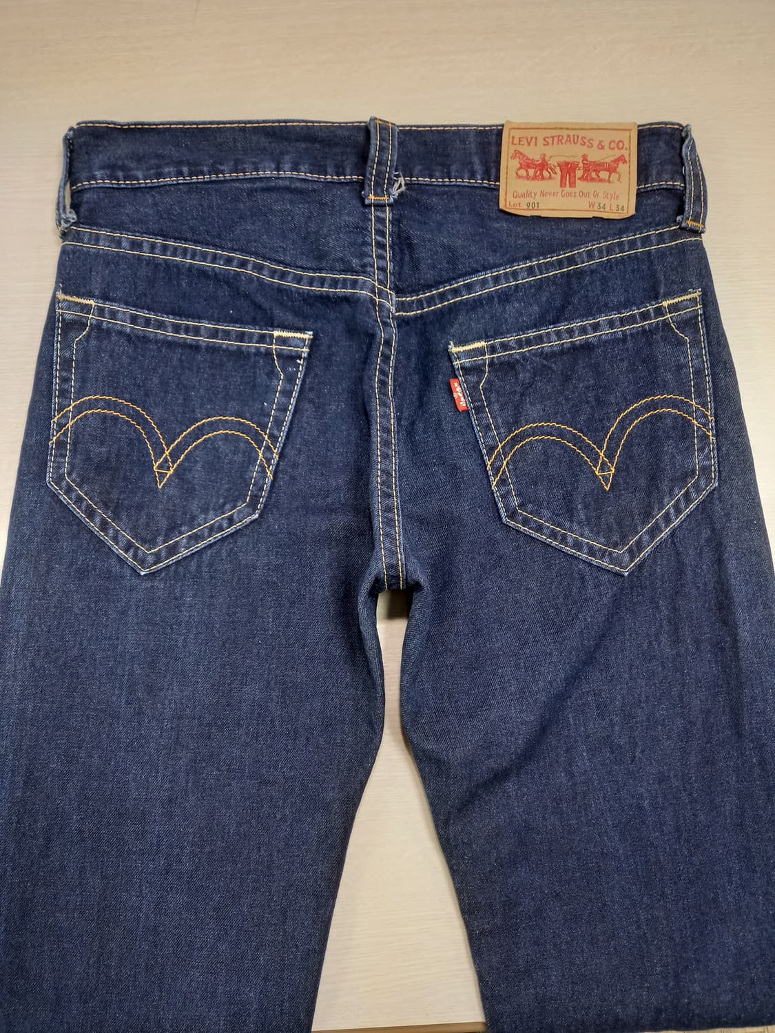 34 03's 리바이스901 Philippine 일자 배색진 34-5 상품이미지4