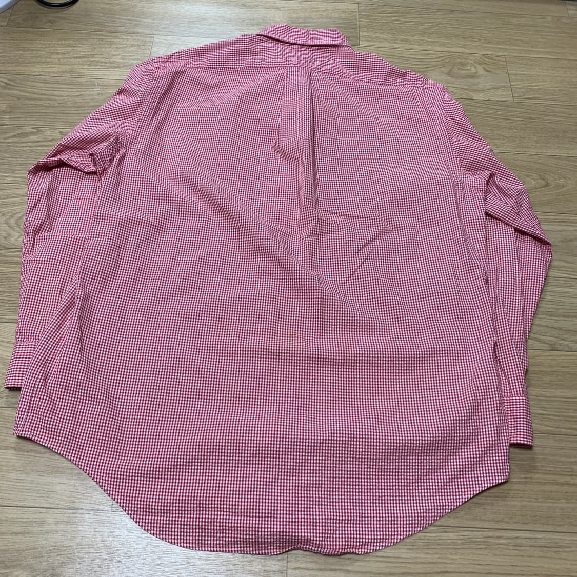105)90s 폴로 랄프 로렌 일경물산 시어서커 셔츠 상품이미지2