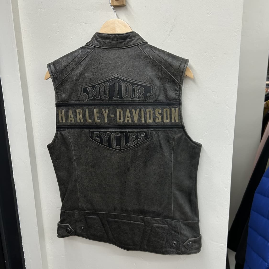 15994 - 할리데이비슨 패싱링크 레더 조끼 상품이미지5