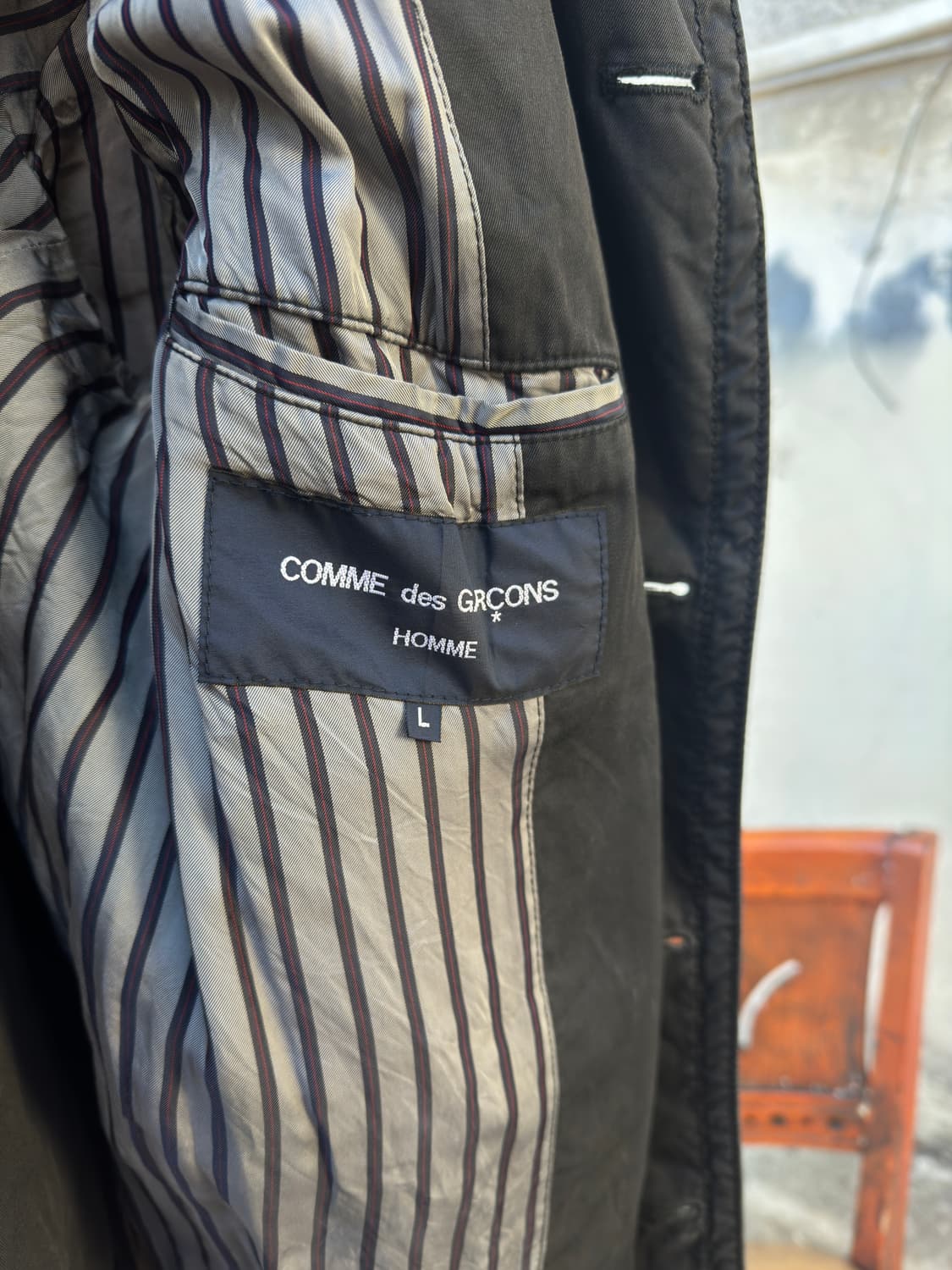 comme des garcons homme coat (L) 상품이미지6