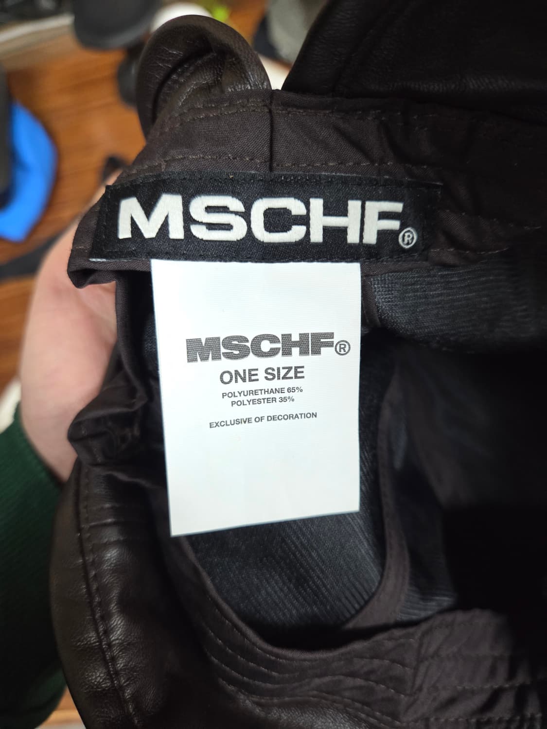 미스치프 레더 버킷햇 프리  상품이미지3