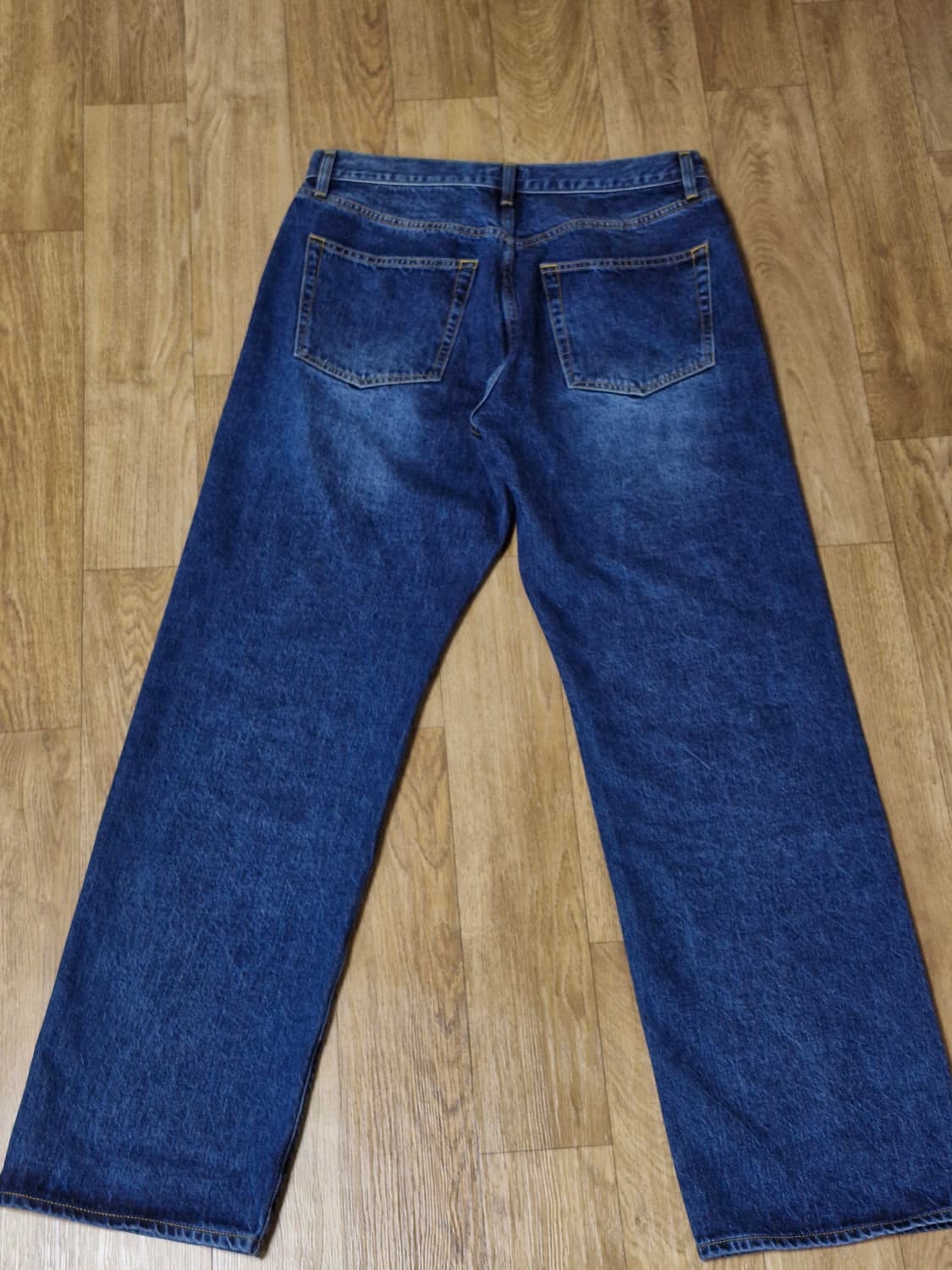 [3] 우드비 25ss 5P 셀비지 레귤러 스트레이트 데님 빈티지블루 상품이미지8