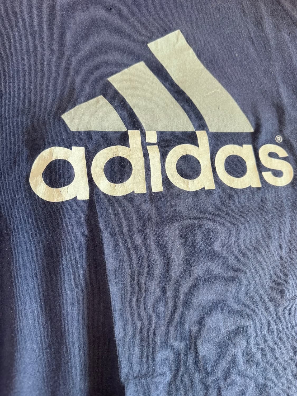 빈티지 페이디드 & 디스트레스드 아디다스 슬리브리스 티셔츠 상품이미지3
