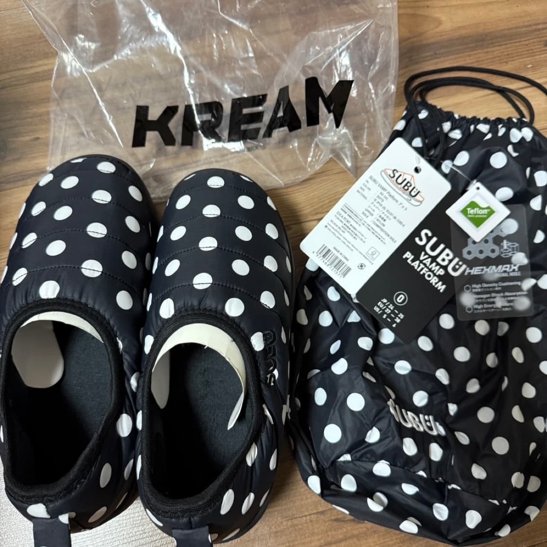 스부 도트 플랫폼 0사이즈 새상품 상품이미지1