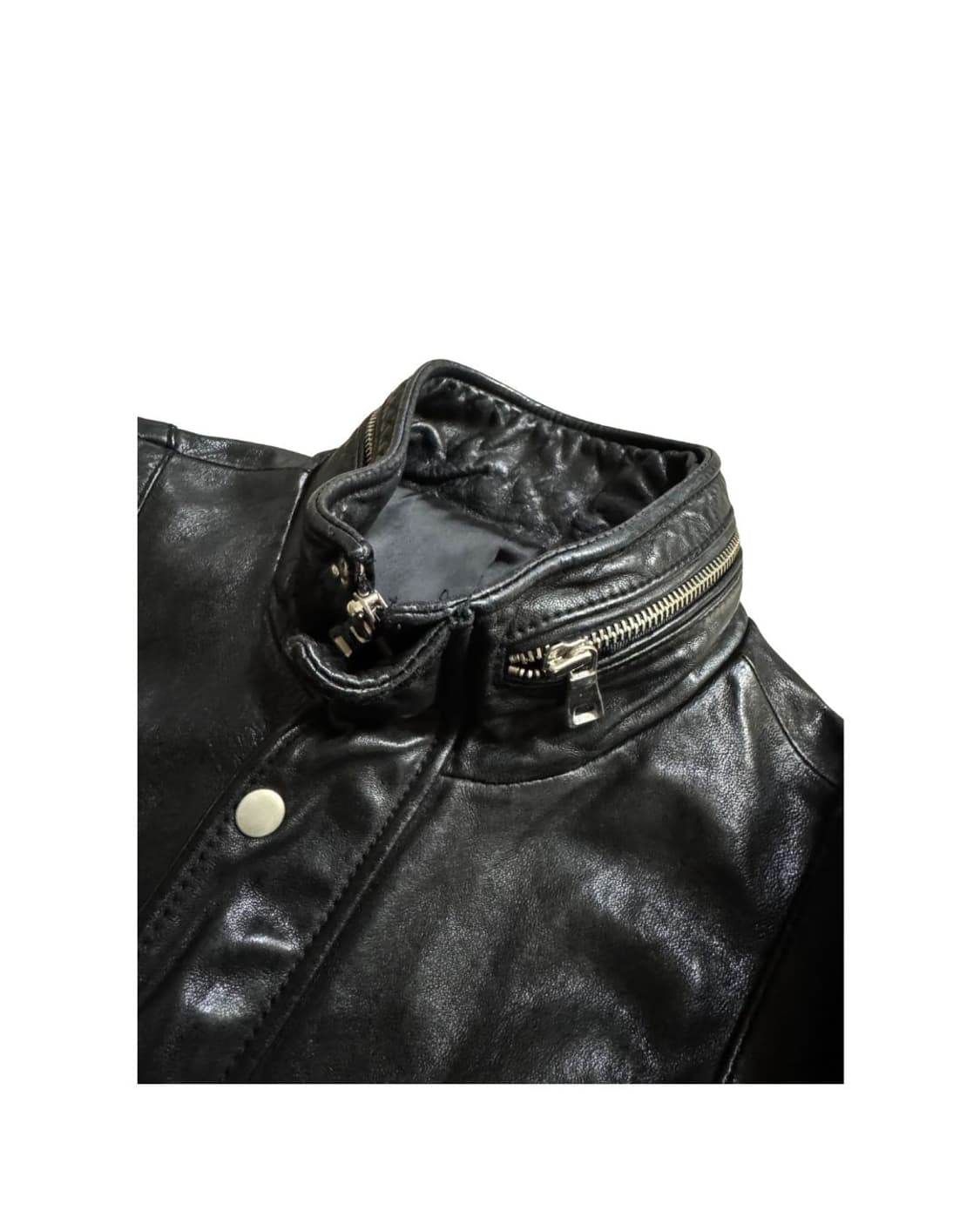 black leather jacket 상품이미지3