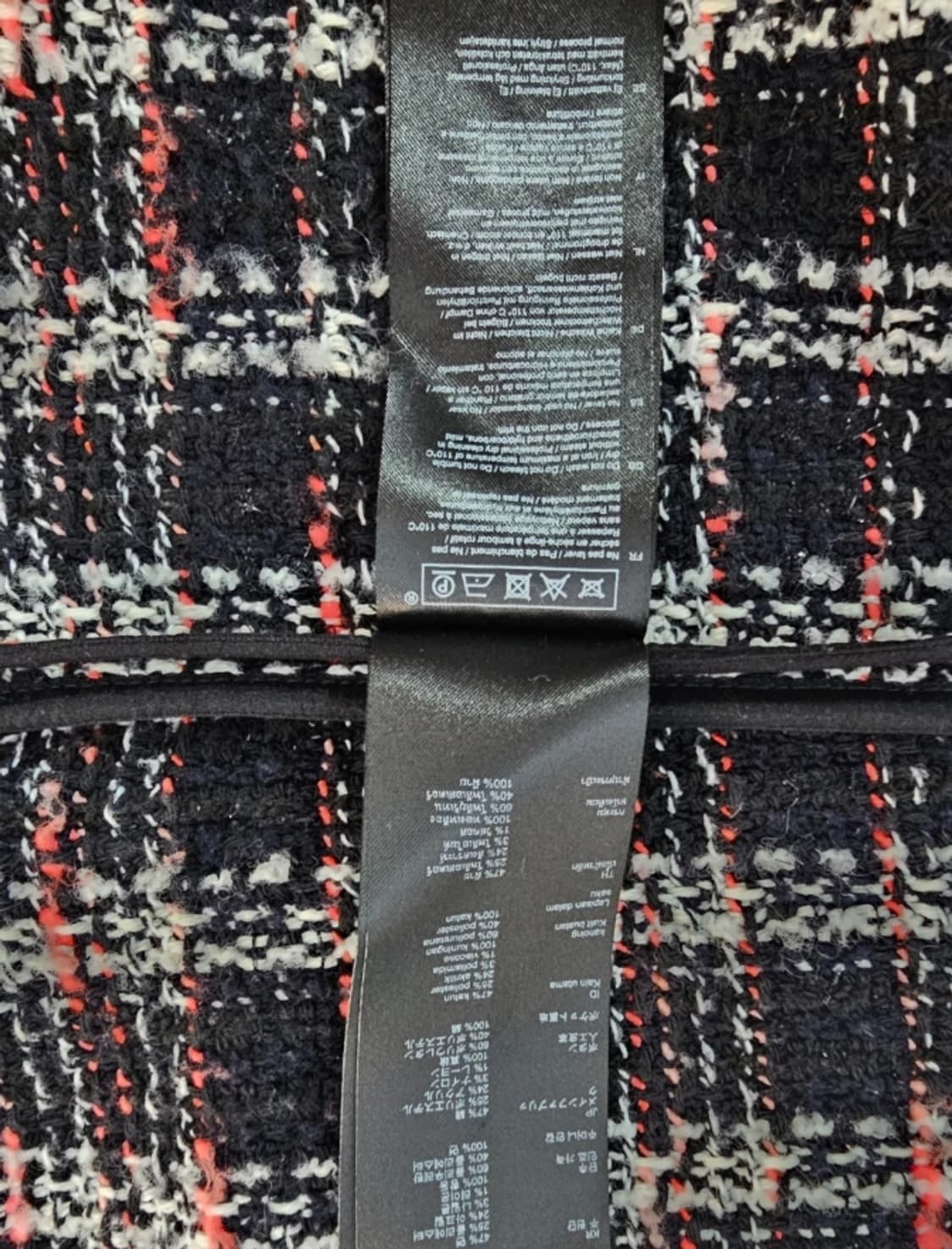 마쥬 트위드 자켓 블랙 ~55 상품이미지9