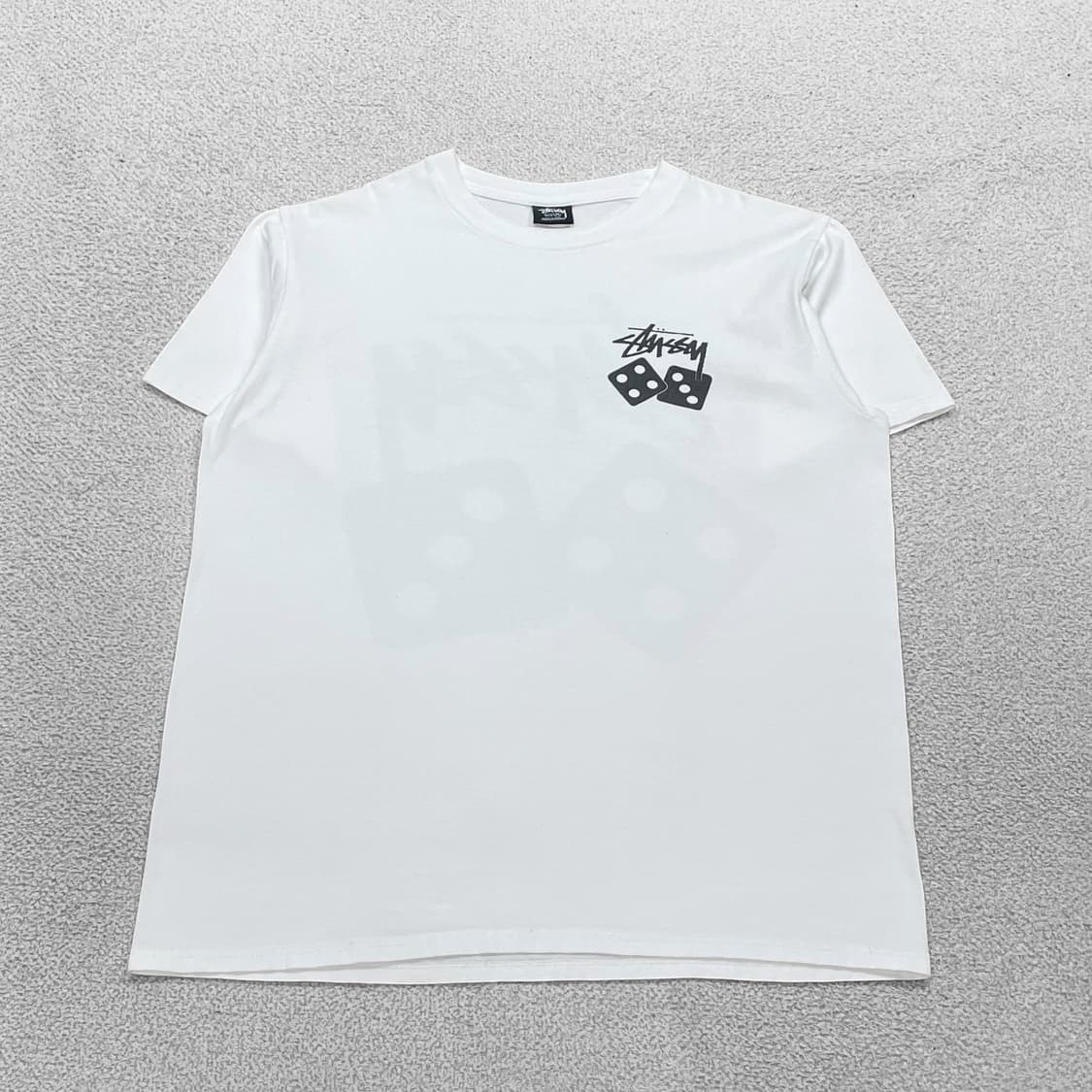 스투시 Stussy 다이스 반팔티 화이트 상품이미지2