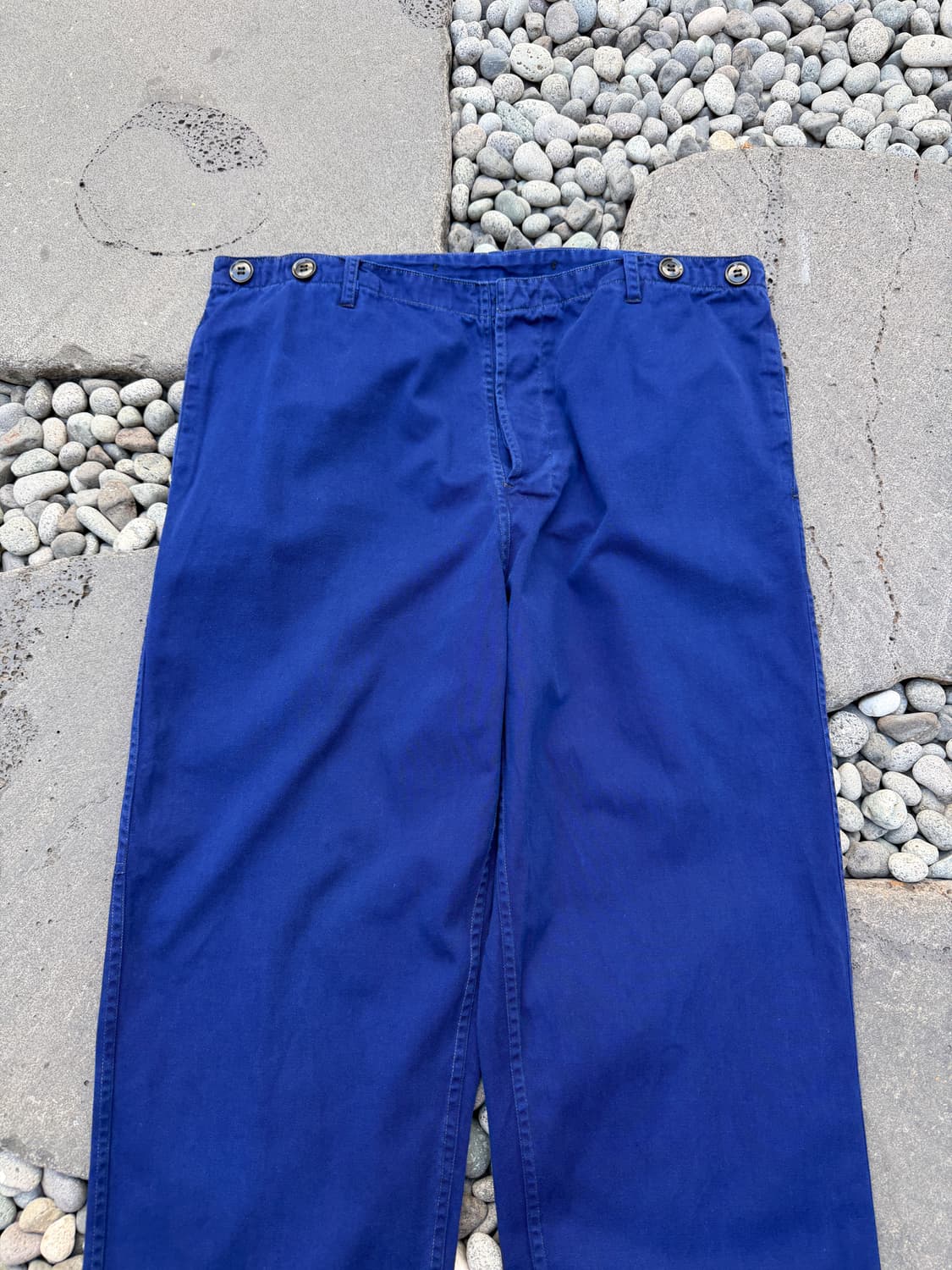 1970s FRIENDSHIP NAVY INK BLUE 프렌치워크팬츠 상품이미지3