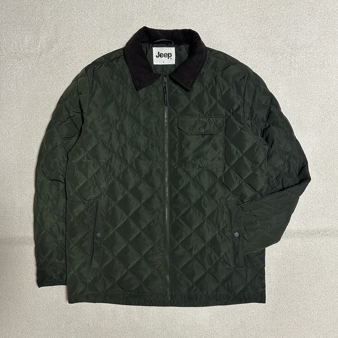 지프 덕다운 퀄팅 자켓 상품이미지1