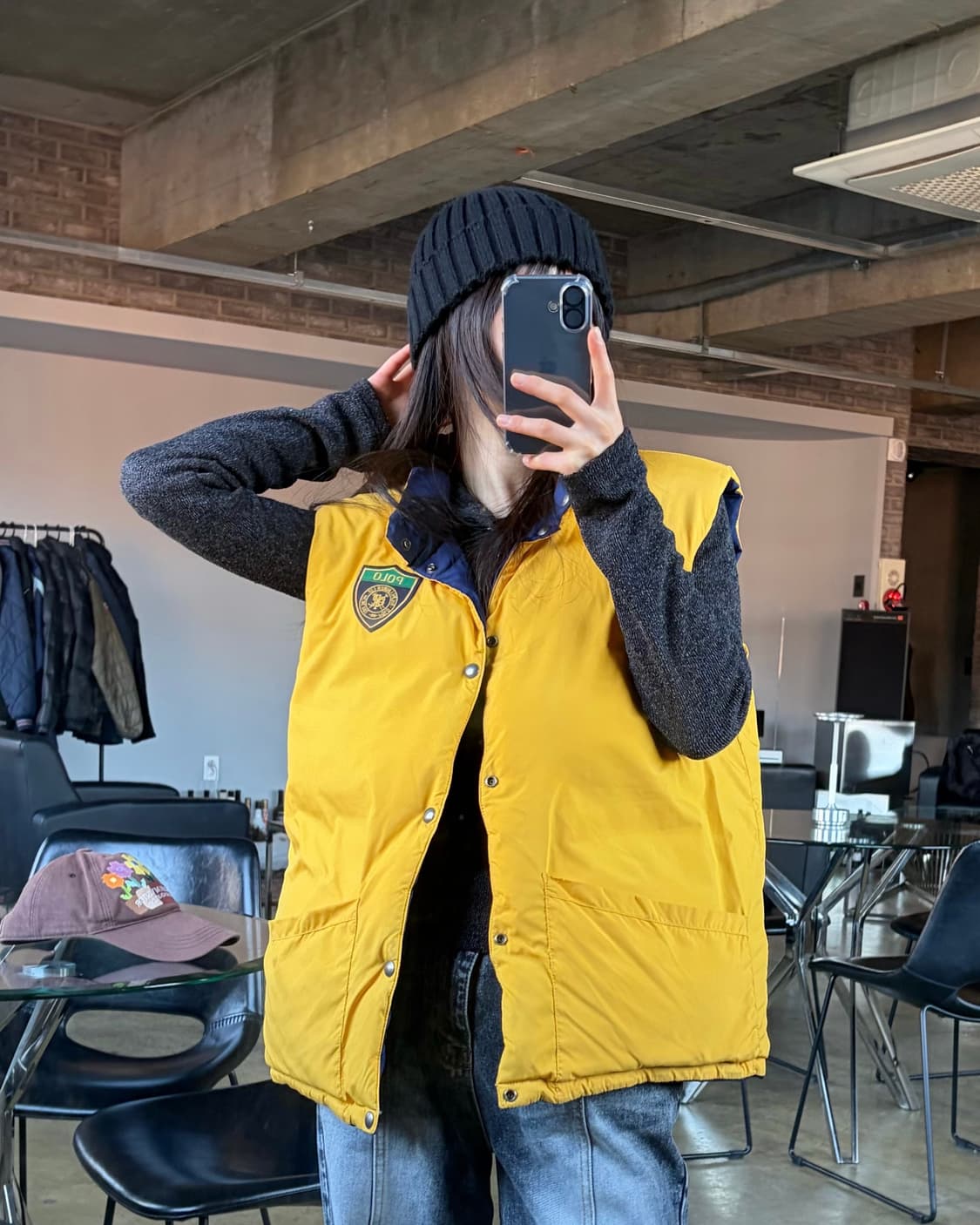 [S-M]폴로 랄프로렌 리버시블 양면 패딩 조끼 상품이미지1