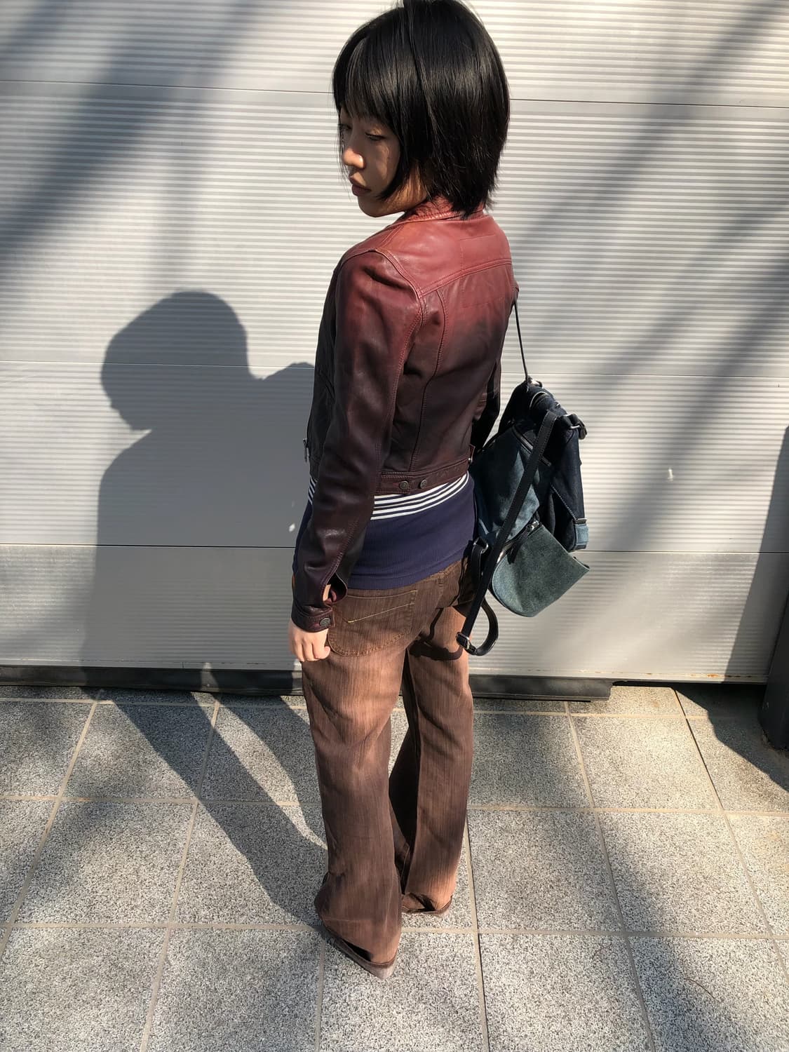 strap detail bootcut denim  상품이미지3