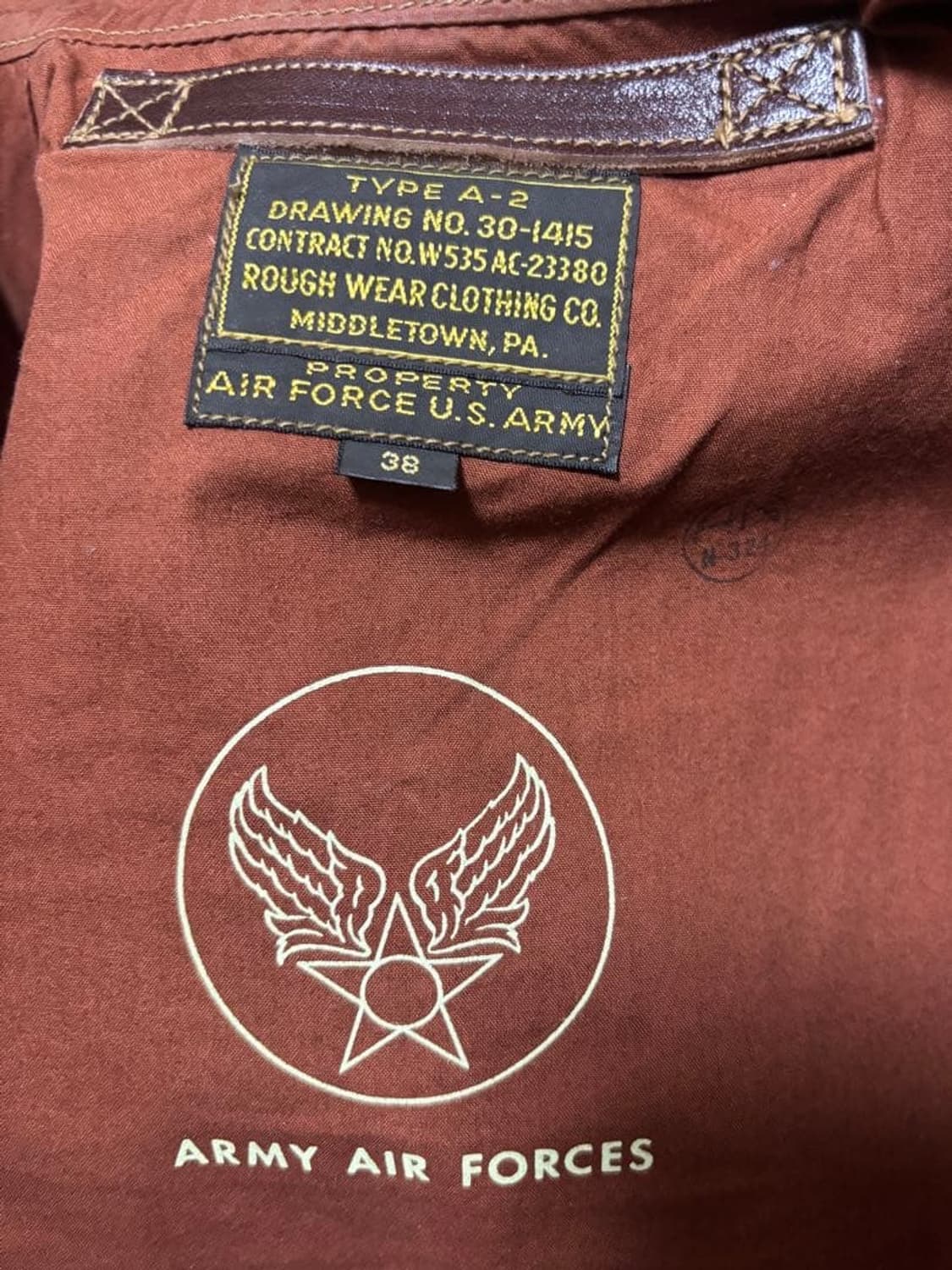 (38) 버즈릭슨 a-2 가죽자켓 상품이미지5