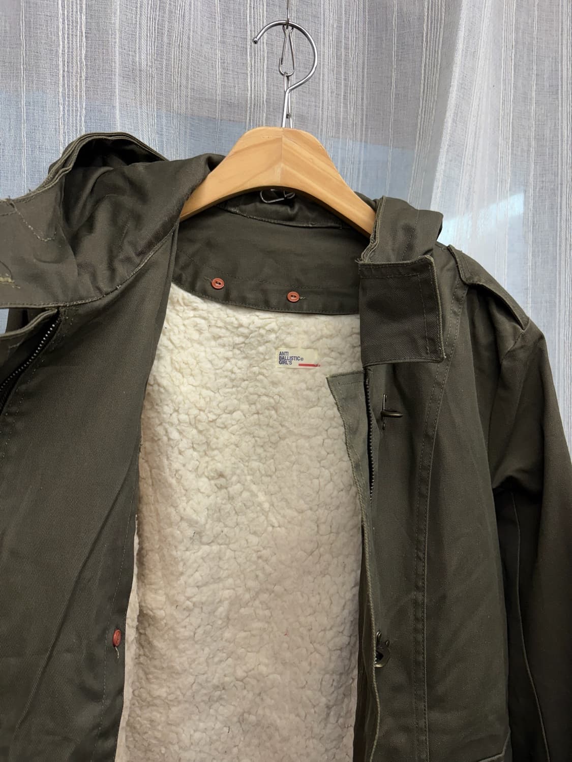 JAPAN 빈티지 파이어맨 버클 야상 자켓 상품이미지5