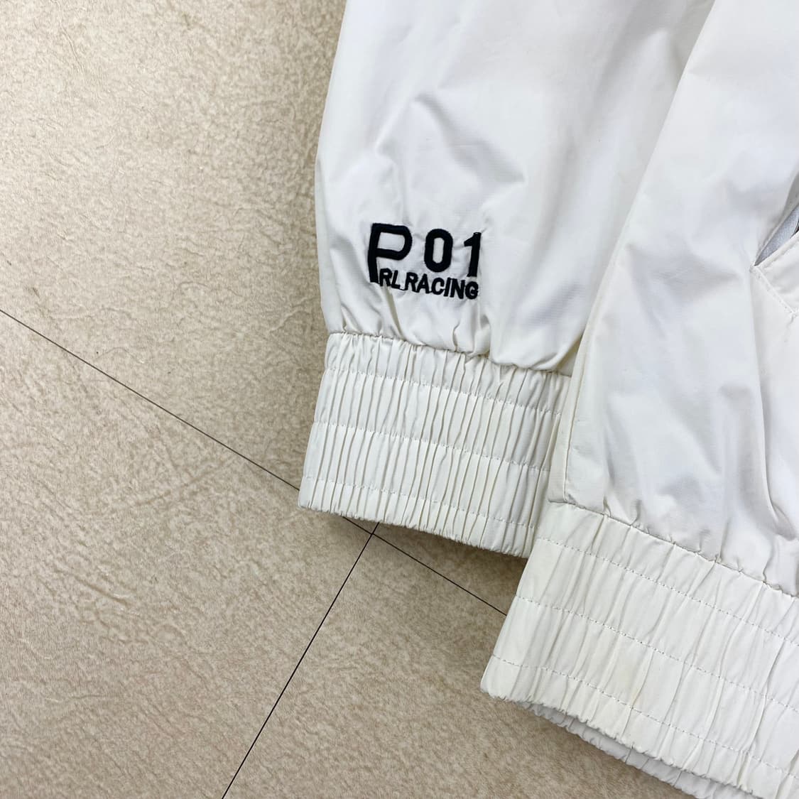 폴로 빅포니 화이트 자수 레이싱 나일론 자켓 (100) 상품이미지6