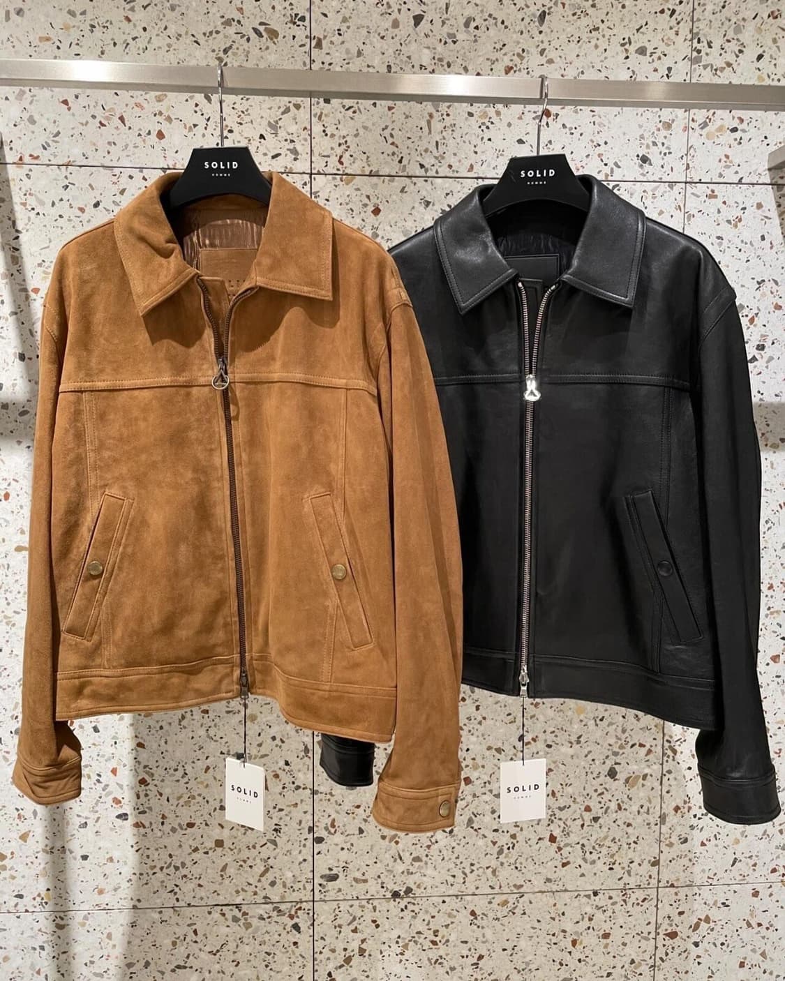 24f/w 솔리드옴므 스웨이드 자켓 50 사이즈 상품이미지1