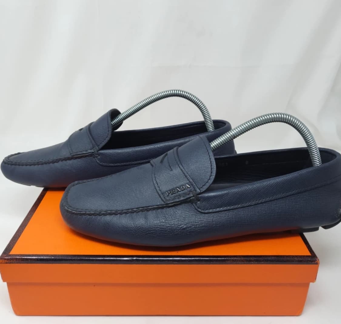 정품 프라다 사피아노 드라이빙 슈즈 270mm 상품이미지4