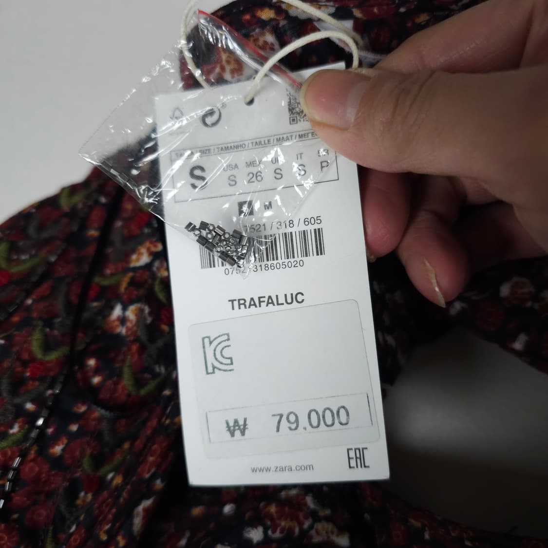 (새상품)자라 롱 원피스 여성55사이즈 상품이미지4