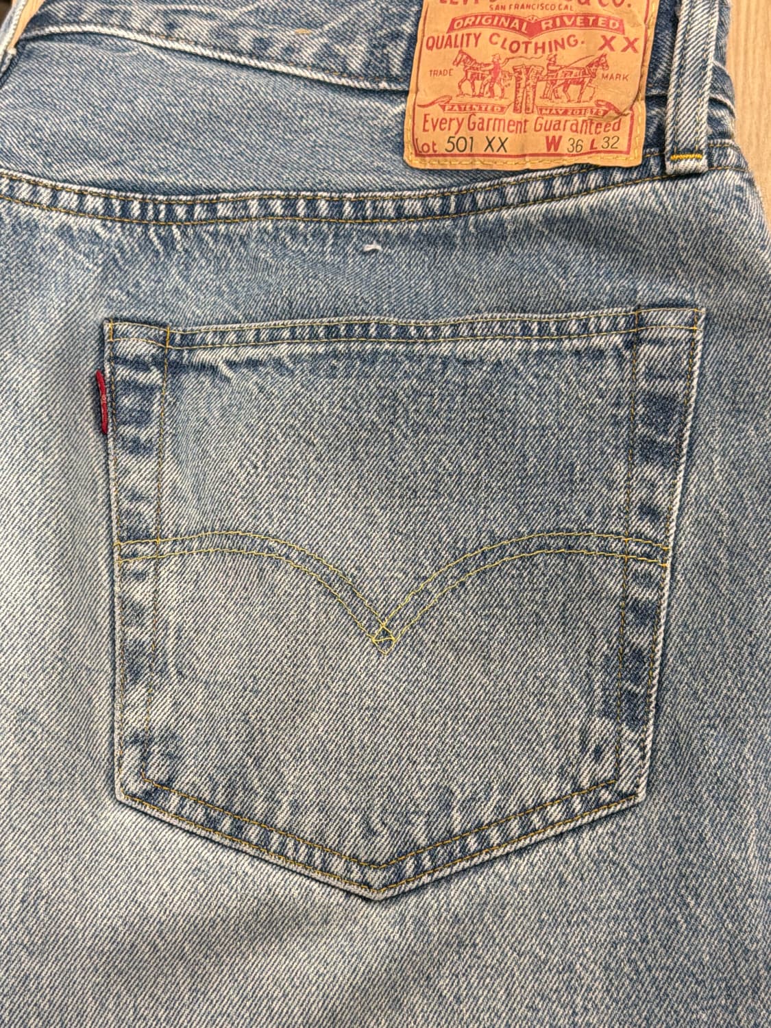 리바이스 LVC 1955 501 블랙잭 36 x 32 상품이미지1