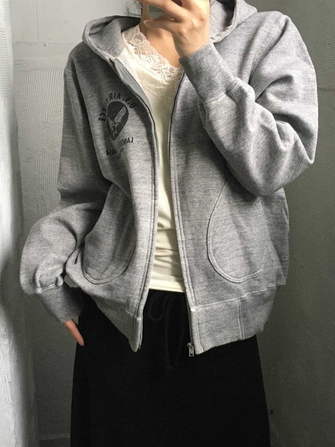 Buzz Rickson's 버즈릭슨 U.S. AIR FORCE 후드집업 상품이미지3