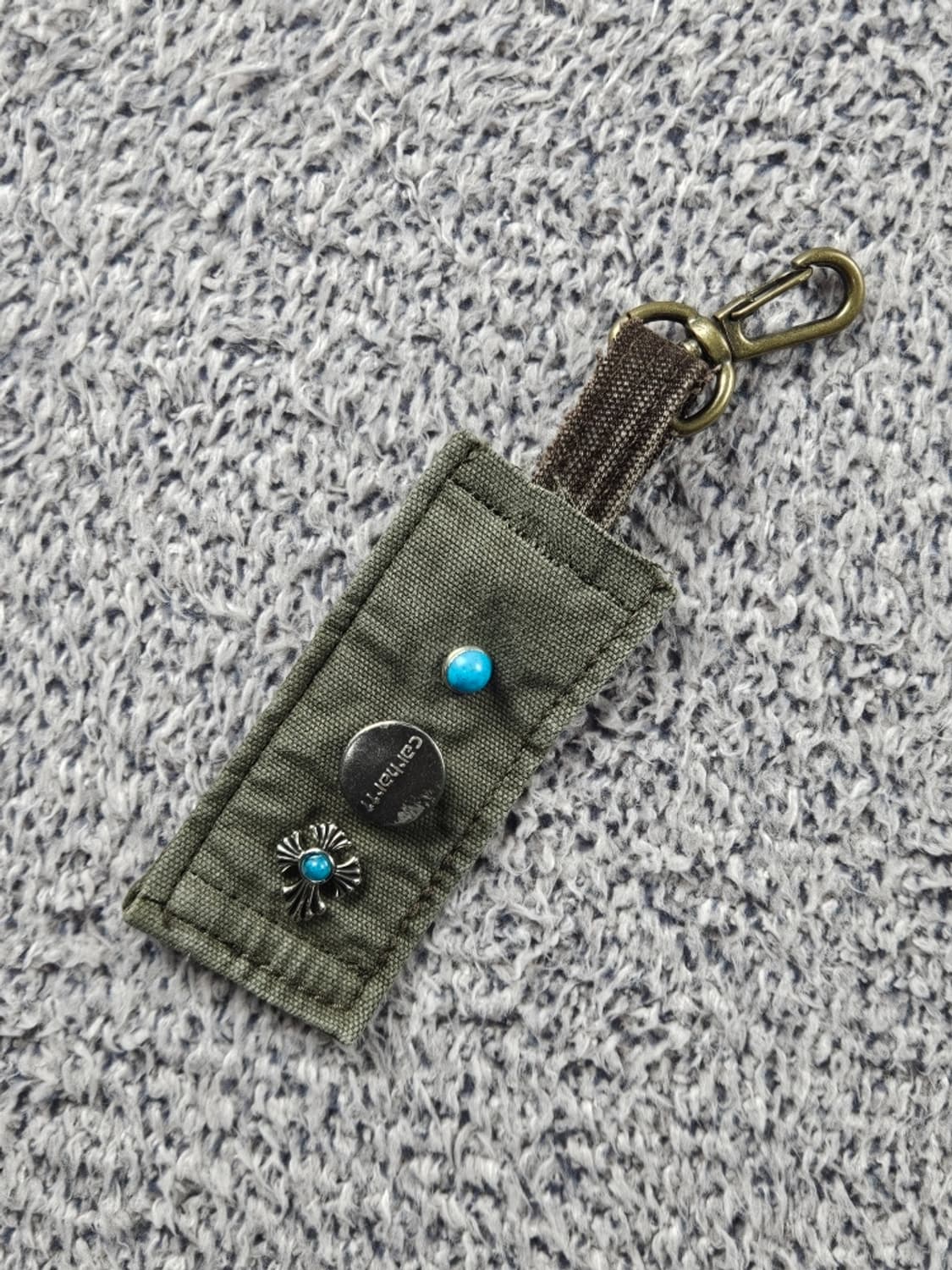 칼하트 버튼 핸드메이드 커스텀 카라비너 키링 ( OS ) / 10891 상품이미지2