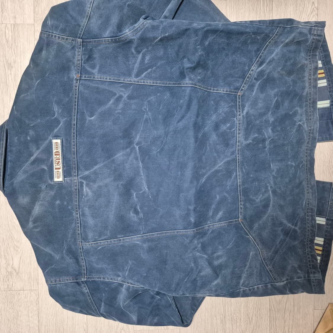 90's 겟유즈드 워싱 데님 초어자켓 상품이미지4