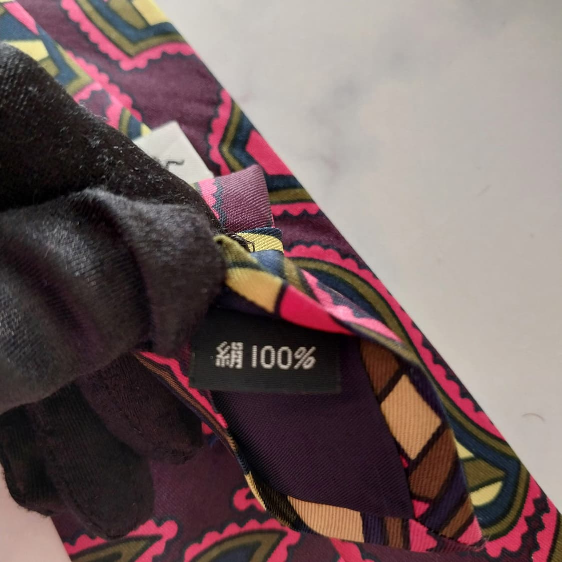 폴 스미스 실크 레드 믹스 패턴 넥타이 9cm A+등급 K1369
 상품이미지10