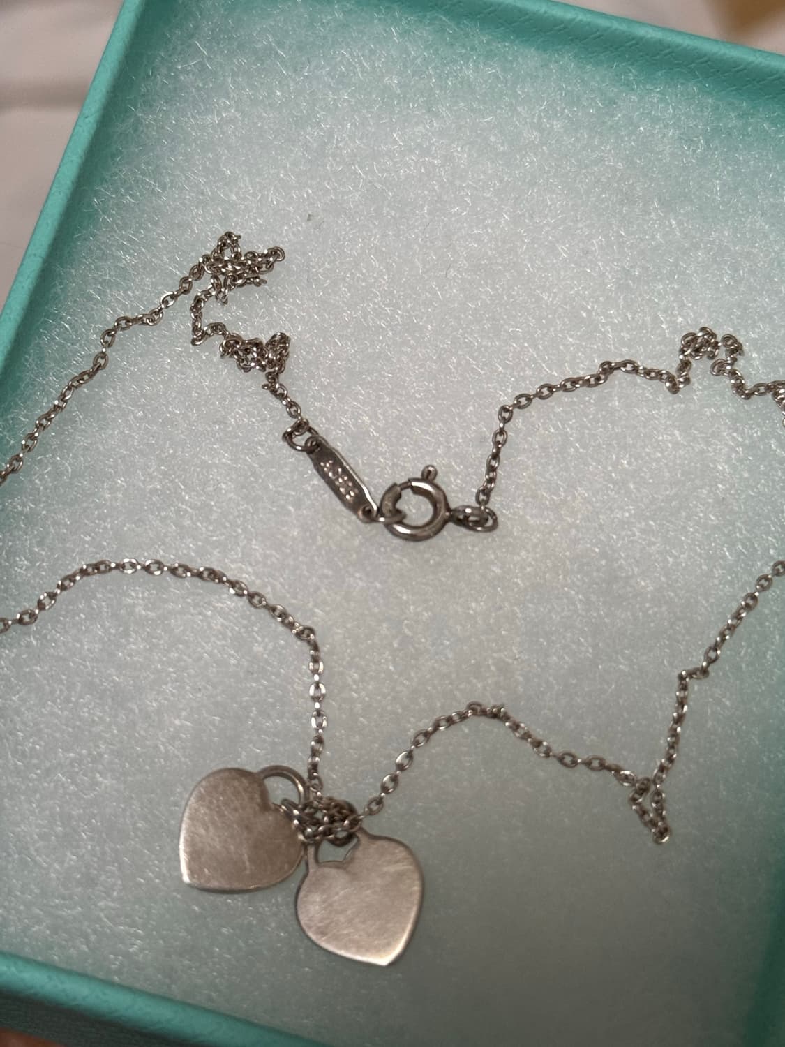 티파니앤코 리턴투 더블 하트 팬던트 목걸이 상품이미지3