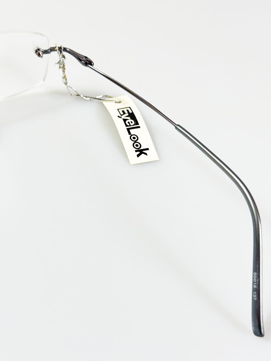 EYELOOK 무테 스퀘어 메탈 프레임 빈티지 안경 상품이미지6