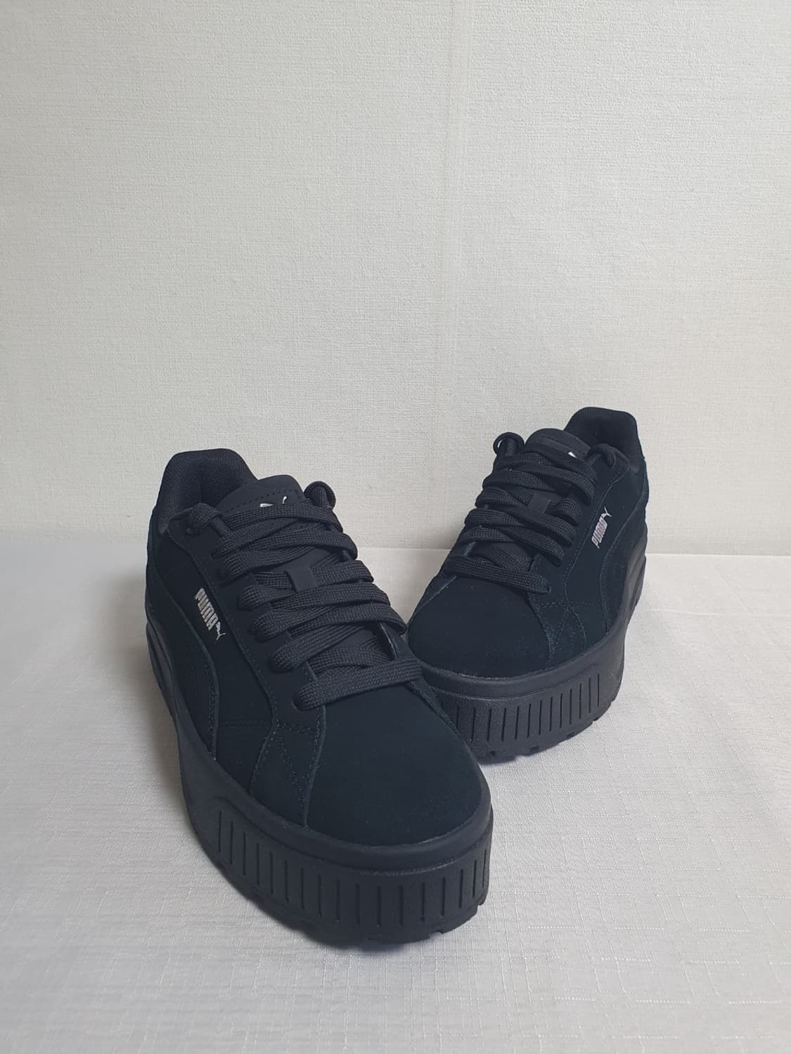 245mm 푸마 카르멘 2 플랫폼 스니커즈 블랙 상품이미지6
