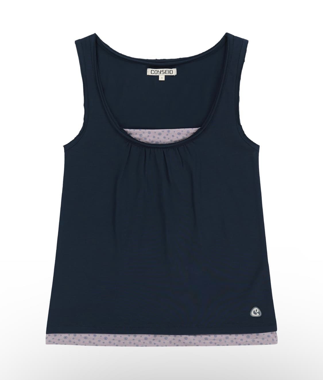  DUDU LAYERED SLEEVELESS NAVY 상품이미지1