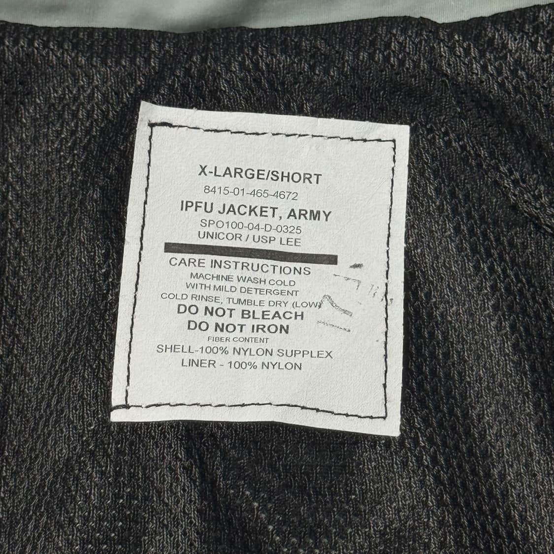 (XL) U.S. Army IPFU 트레이닝 자켓 상품이미지5