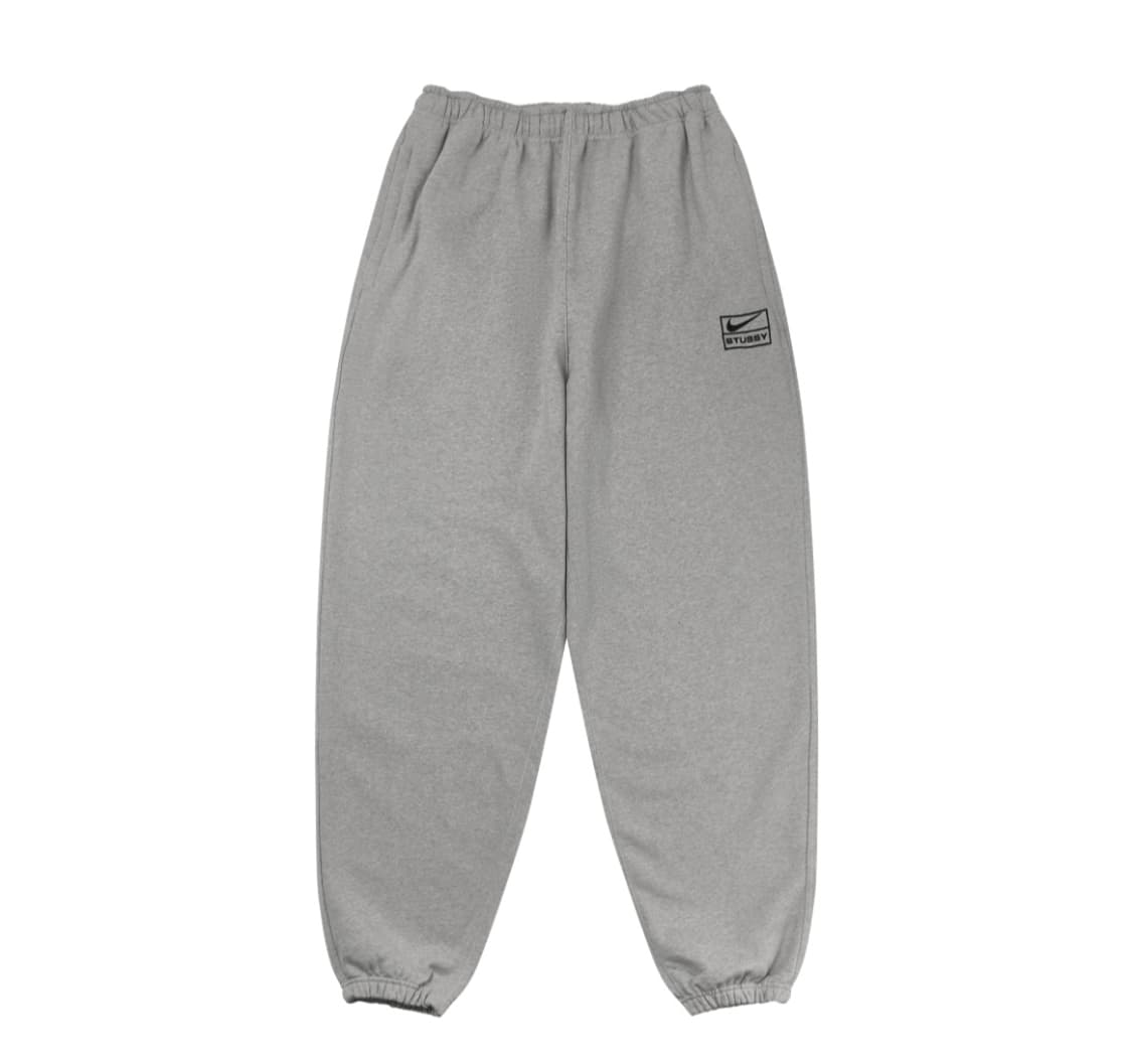 [새상품] 나이키 x 스투시 플리스 팬츠 그레이 헤더 상품이미지1