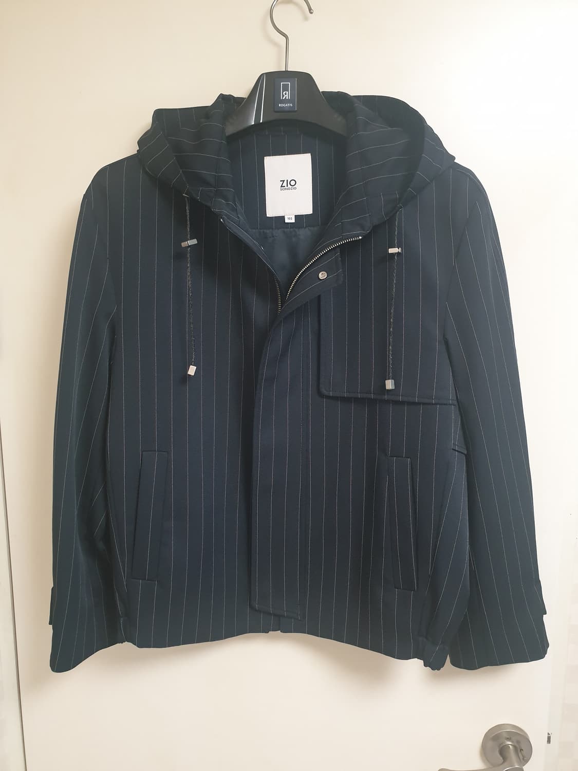 [남성] 지오송지오 스트라이프 후드 자켓 105 상품이미지3