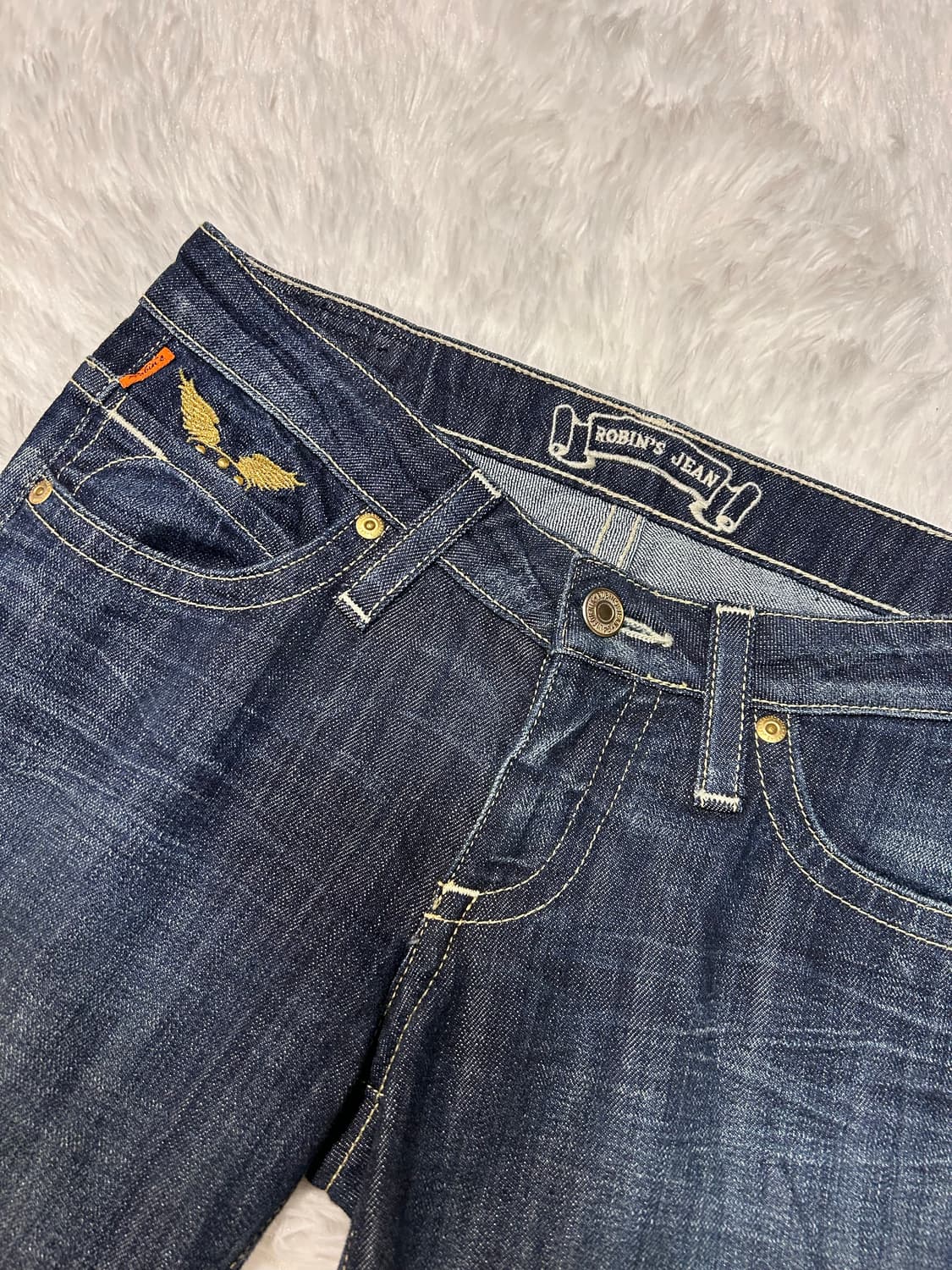 Robins Jeans back detailed denim y2k 상품이미지2