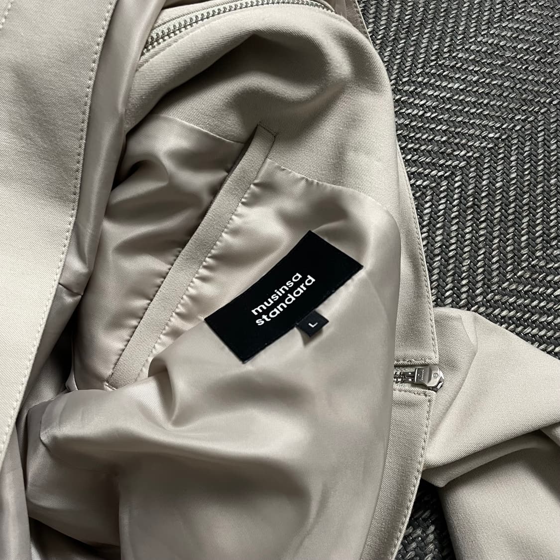 무신사 스탠다드 릴렉스드 미니멀 자켓y 4556 상품이미지6