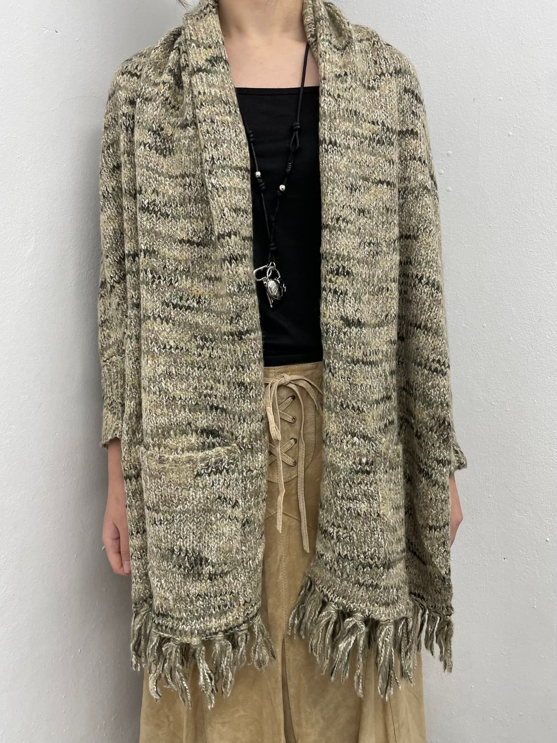 에스닉 볼레로 수술 가디건  상품이미지2