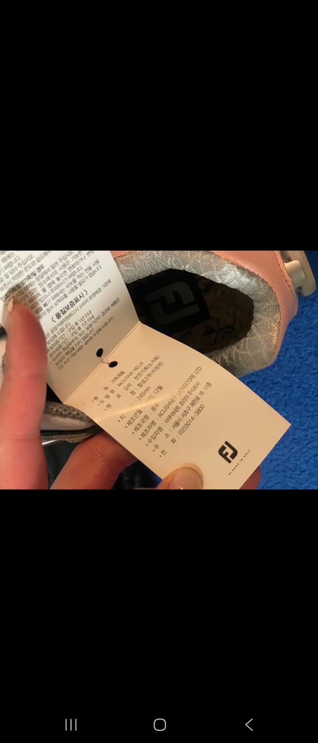 풋조이 여성골프화 245 새상품 상품이미지6