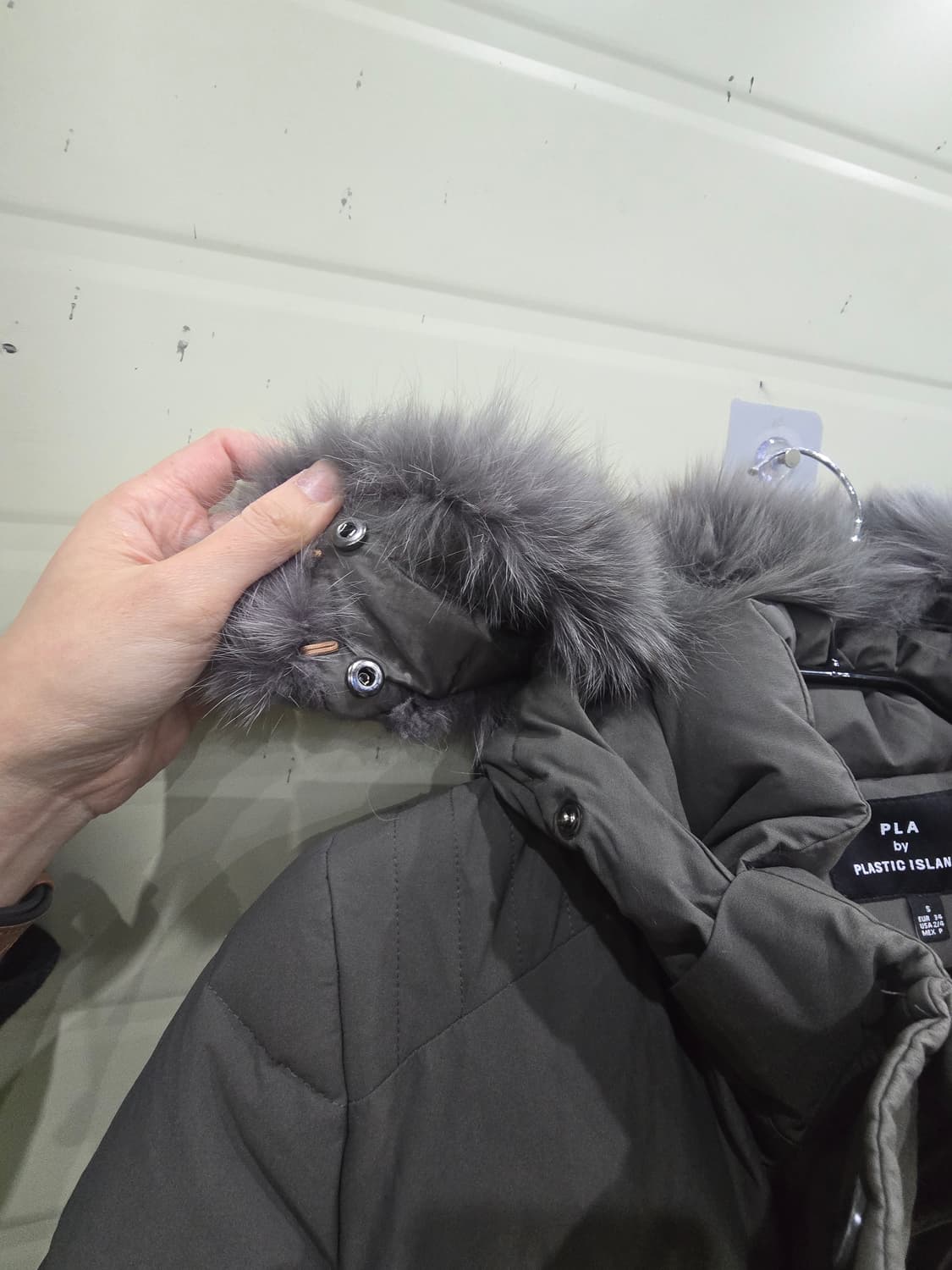 플라스틱 아일랜드 폭스퍼 롱패딩 S 상품이미지3