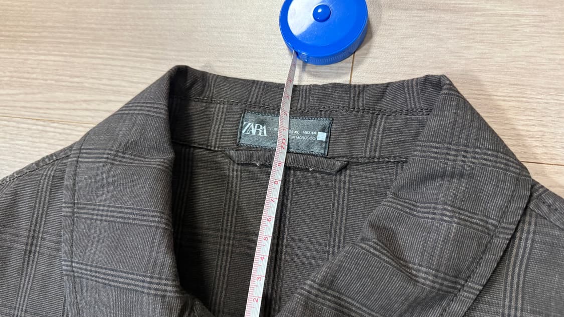 (XL) 자라 라이트웨이트 체크 점퍼  상품이미지4