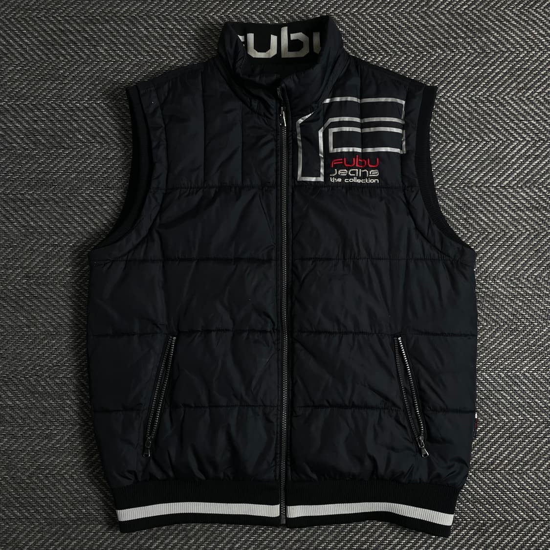 00s 후부 y2k 빈티지 빅로고 다운 베스트o 3266 상품이미지1