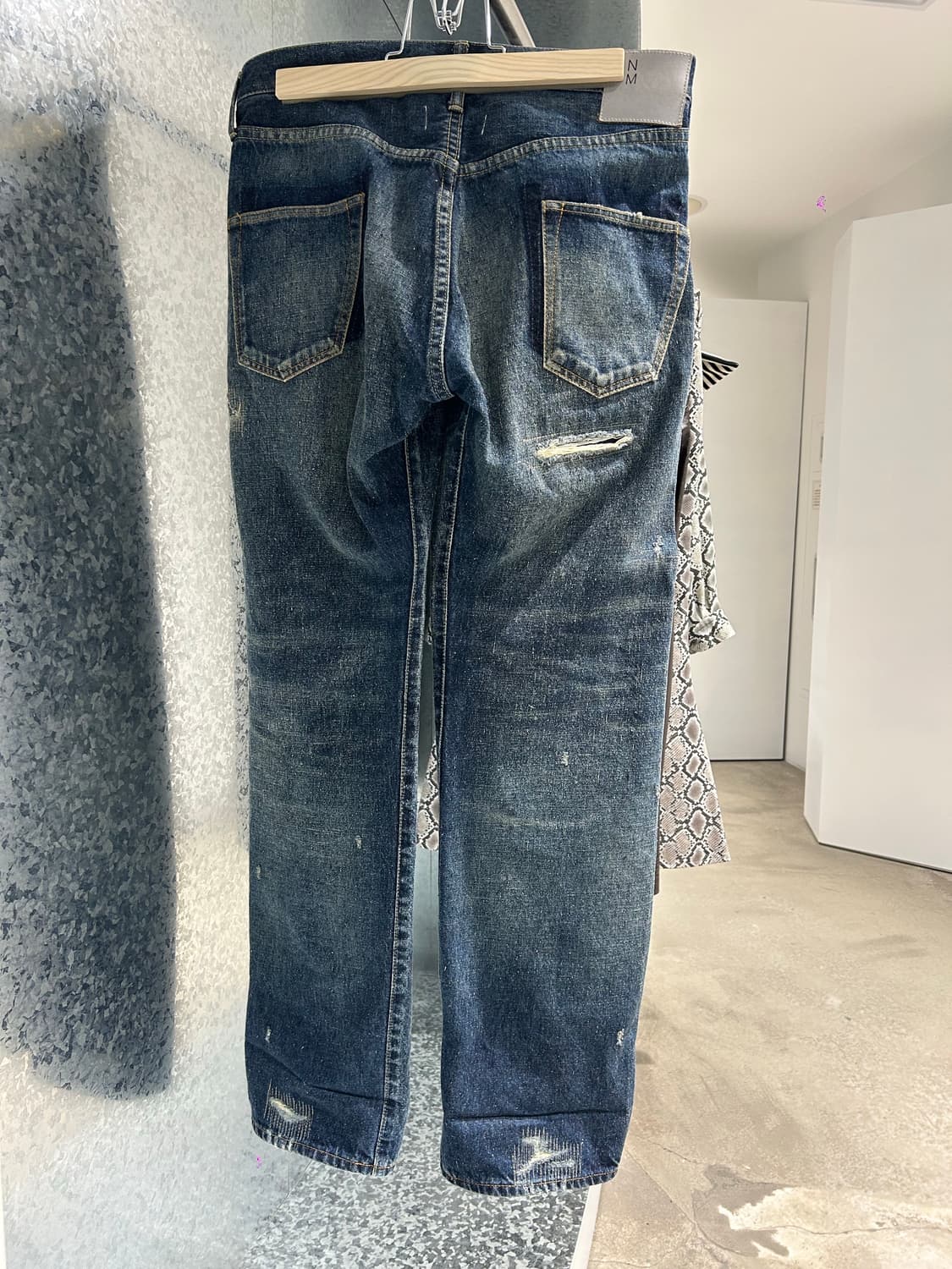 준야와타나베 뉴메뉴얼 데님팬츠 상품이미지2