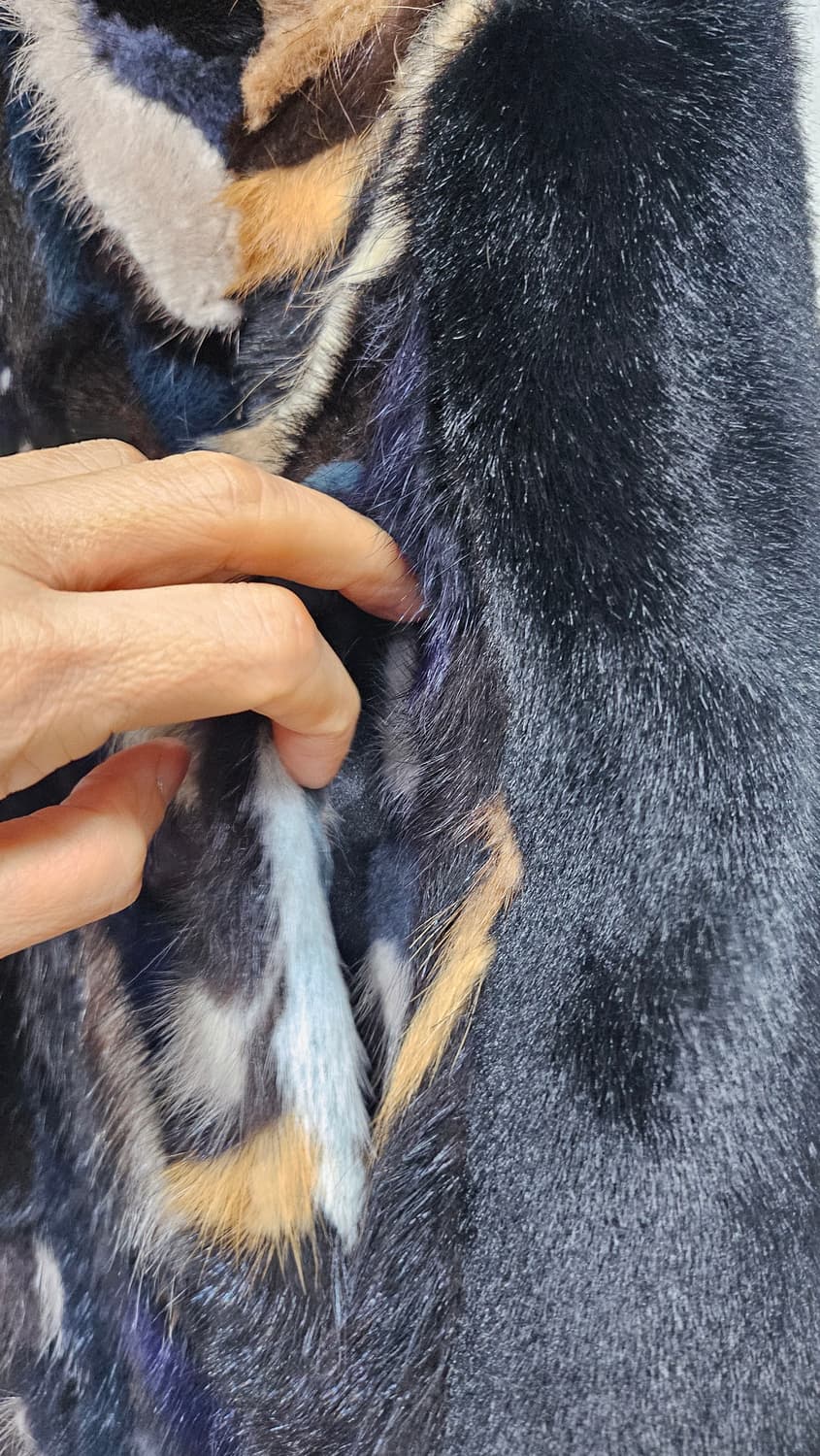 밍크 믹스컬러 조합 베스트 조끼 상품이미지8