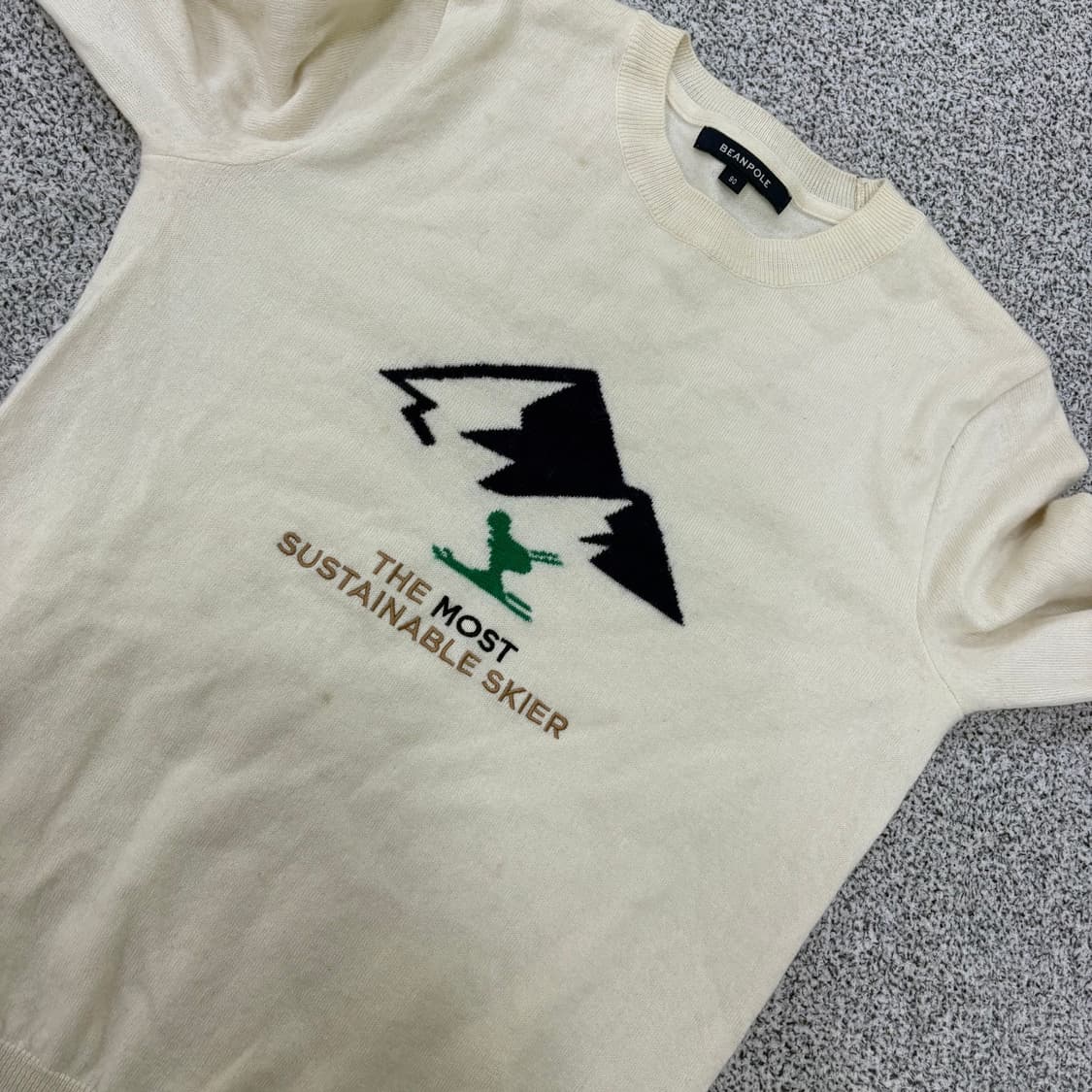 90 빈폴 여성 울니트 긴팔티 (보풀O) 0402J 상품이미지7