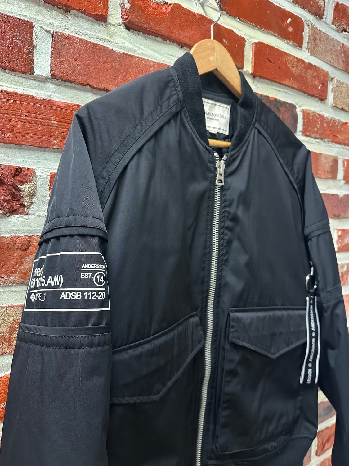 (L)앤더슨벨 15FW 봄버 자켓 상품이미지4