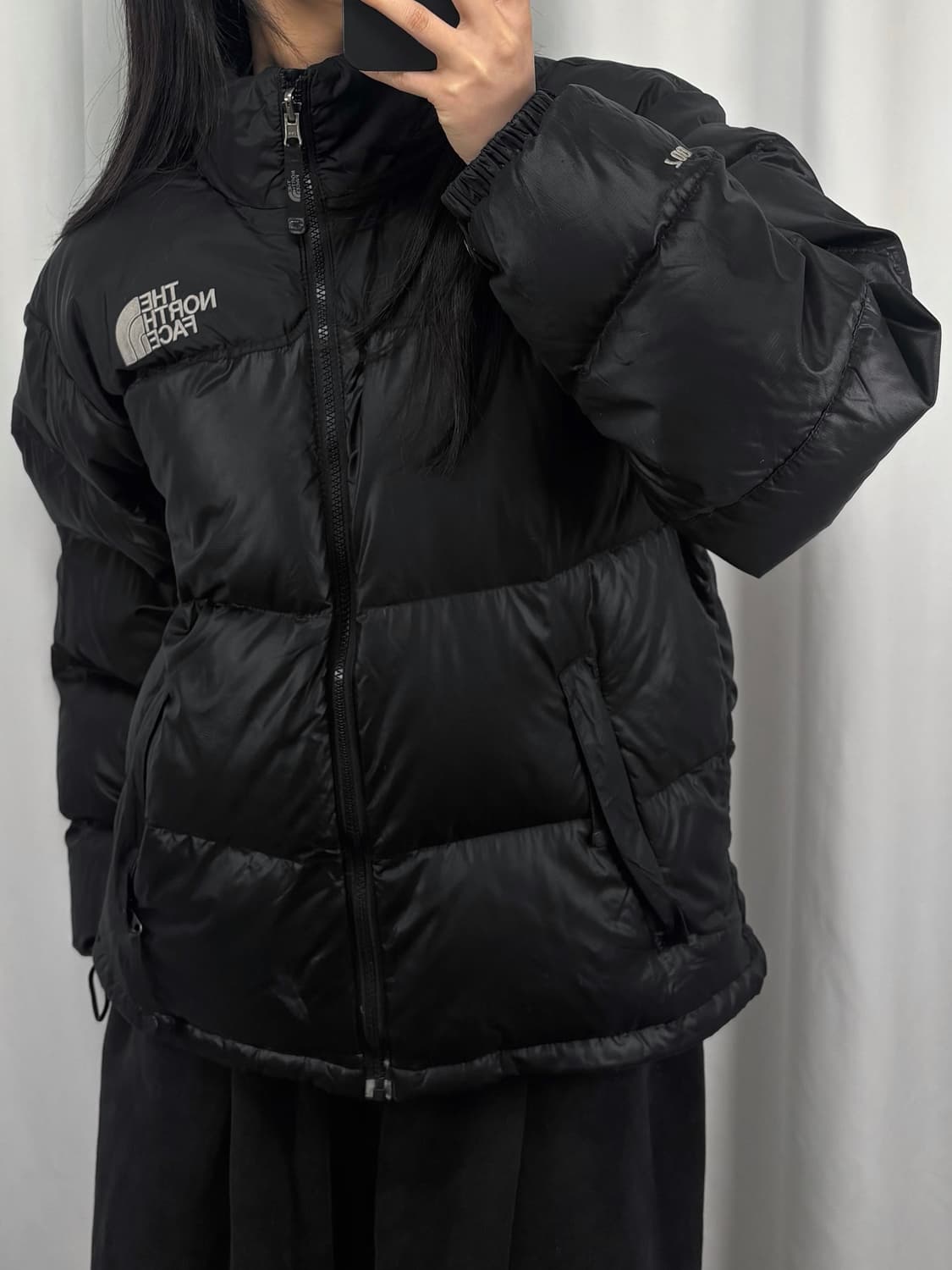 노스페이스 블랙 눕시 700 패딩 자켓 상품이미지1