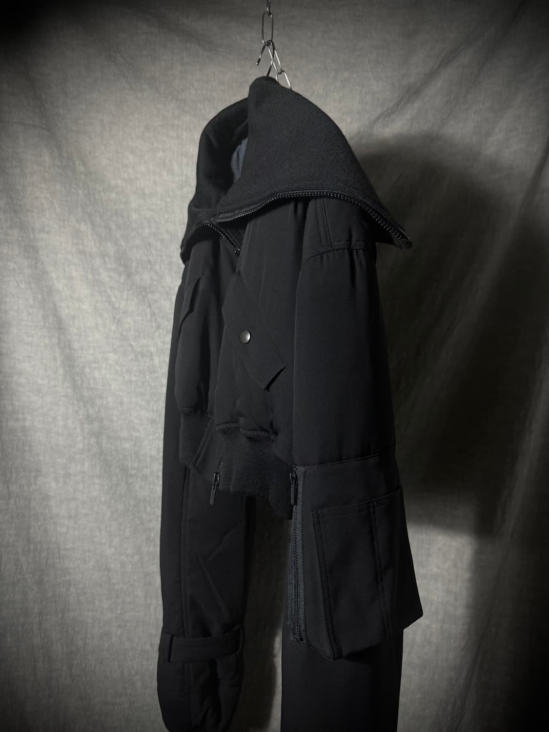요지야마모토 뿌르옴므 21/22aw 크롭 봄버 상품이미지6