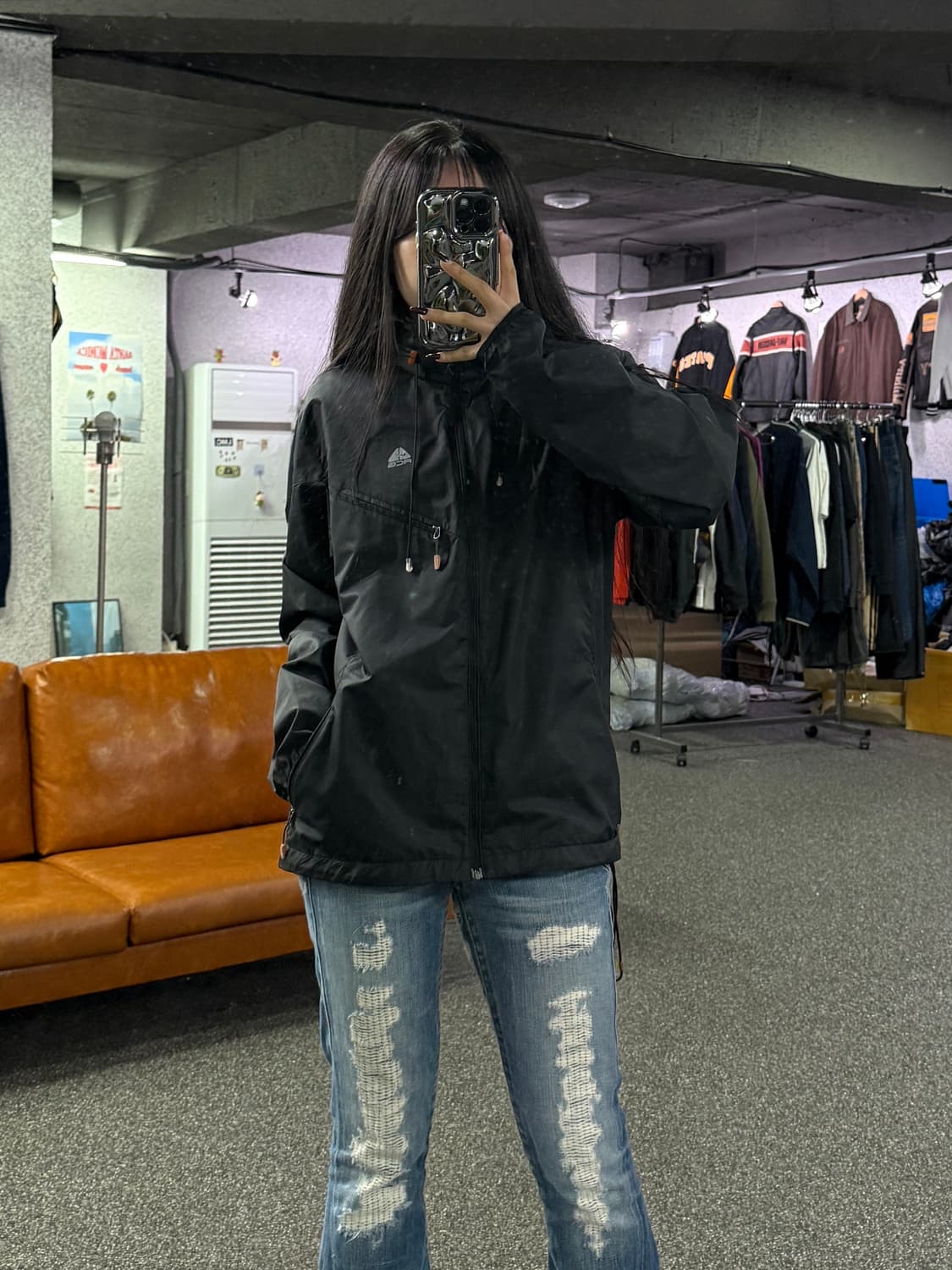 나이키 acg 후드 바람막이 자켓 블랙 B4713 상품이미지1